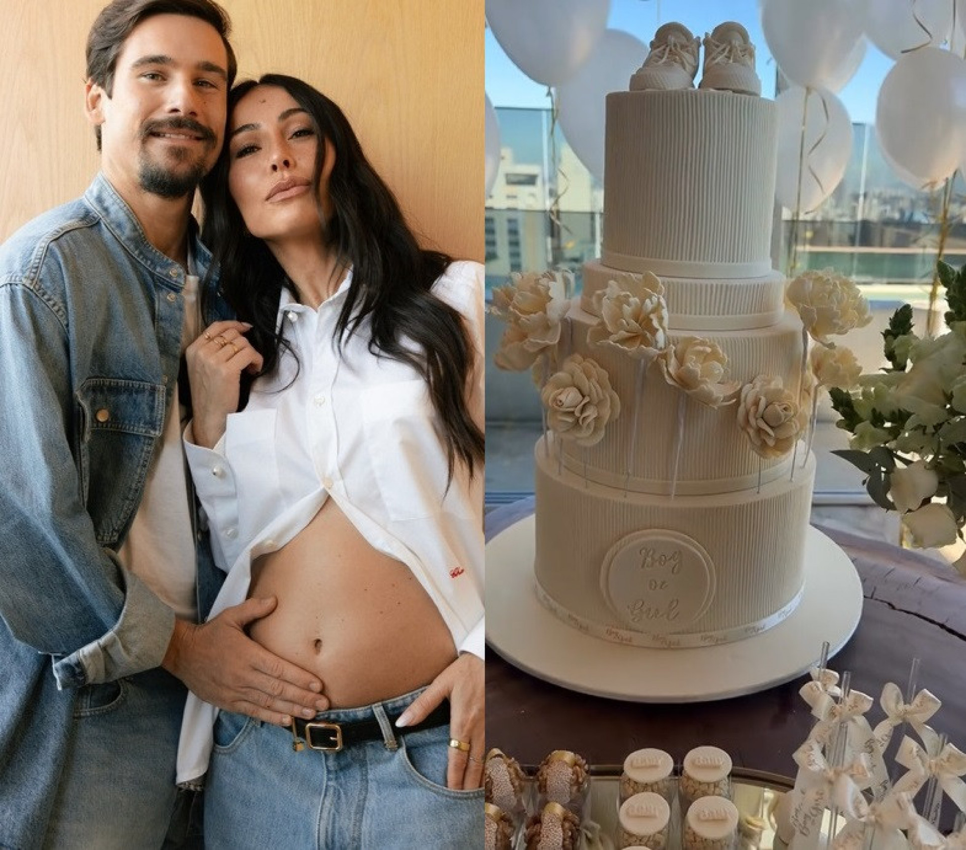 Sabrina Sato organizou chá revelação do bebê que espera com Nicolas Prattes  - Reprodução/Instagram 
