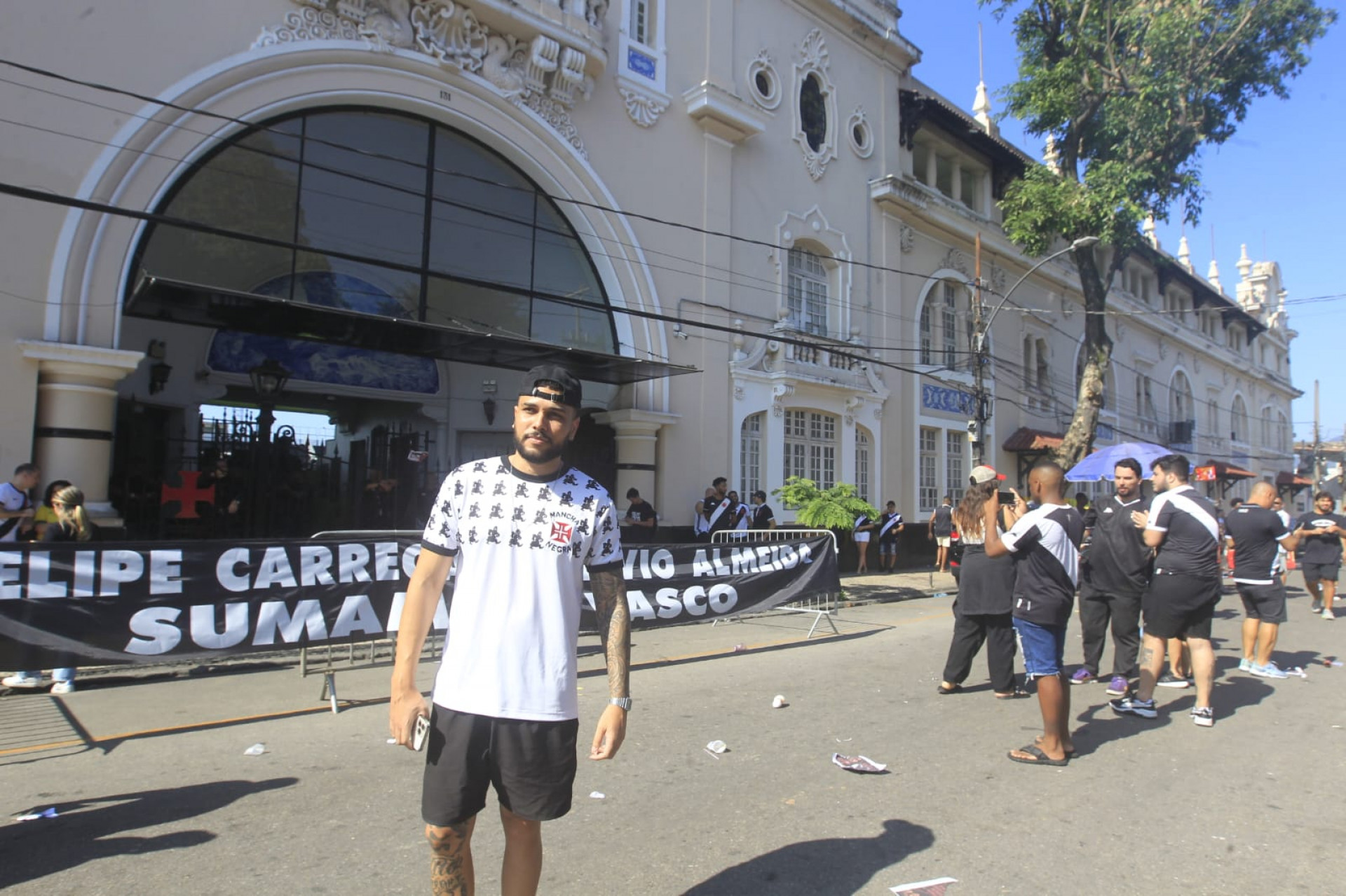 Manifestação foi em apoio ao presidente Pedrinho - Reginaldo Pimenta / Agência O Dia