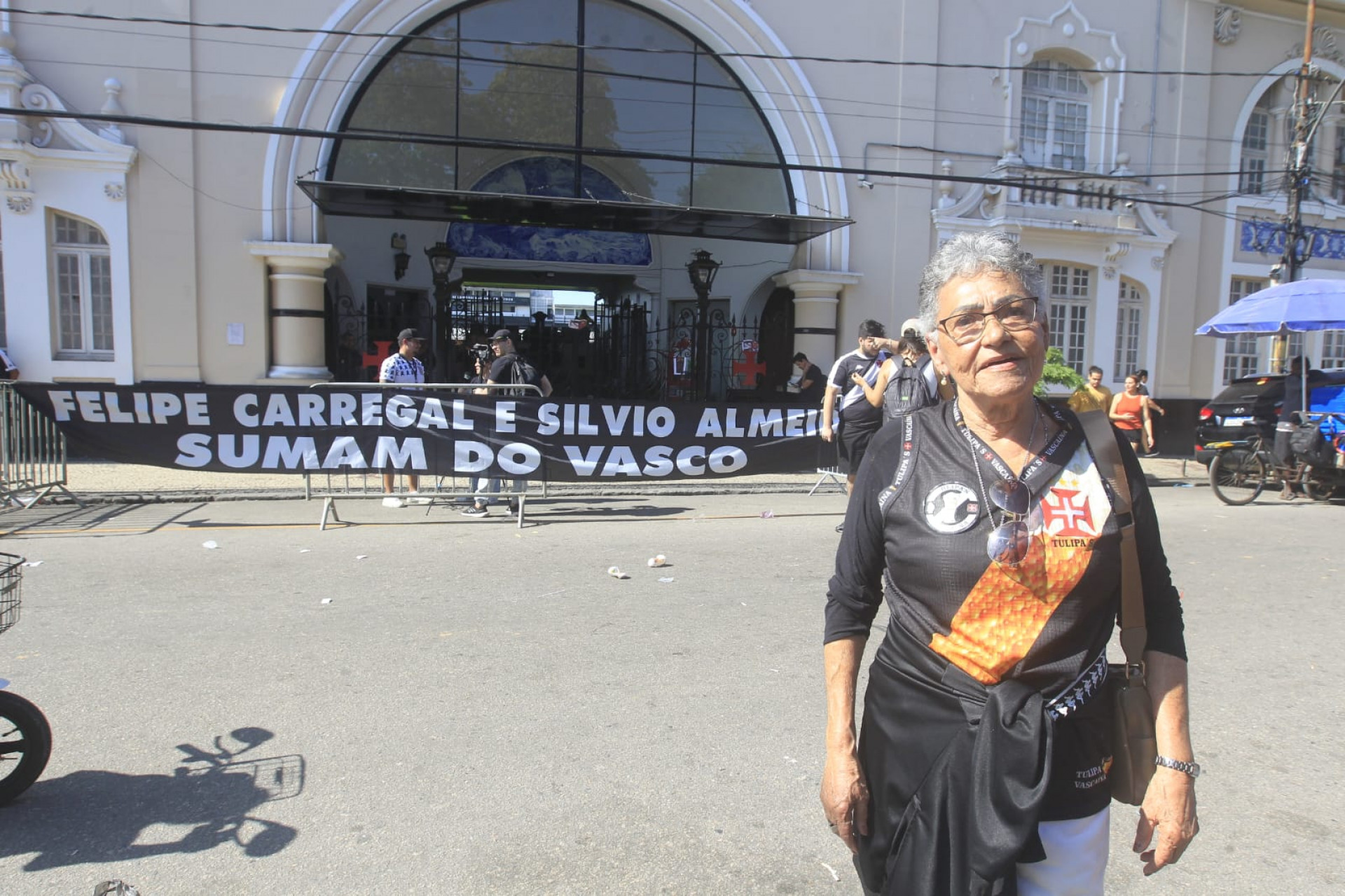 Maria da Penha, torcedora do Vasco - Reginaldo Pimenta / Ag&ecirc;ncia O Dia