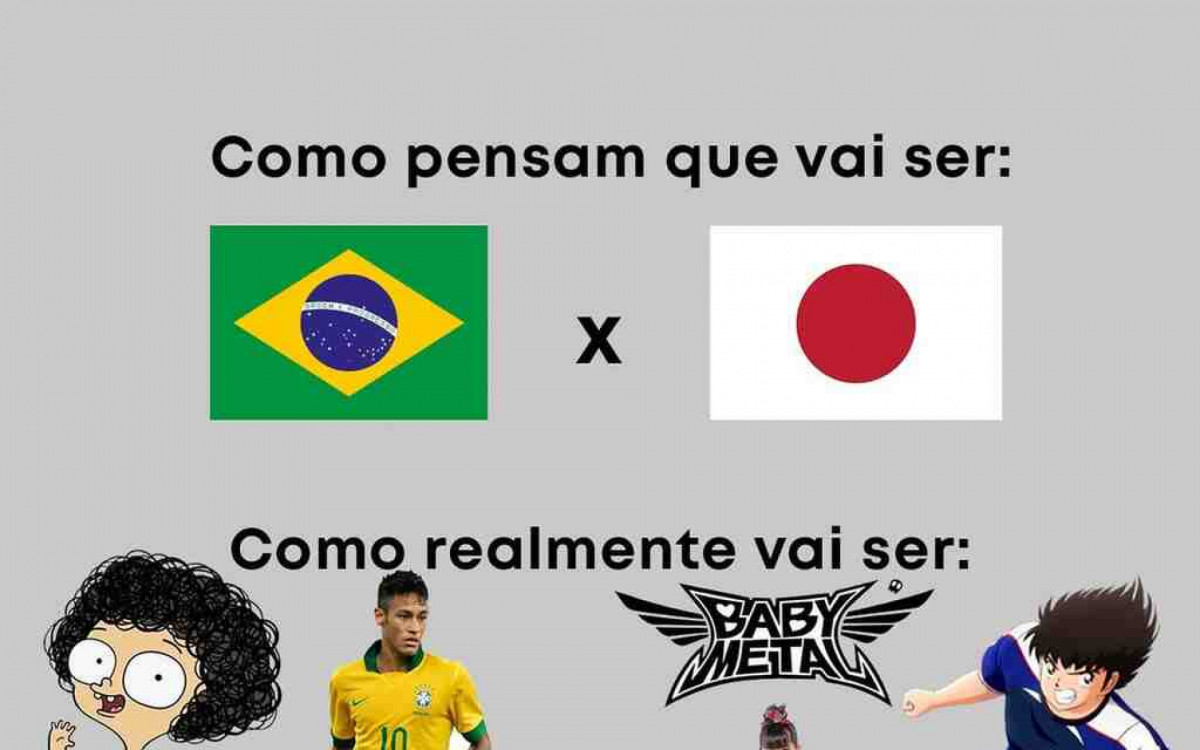 Brasil x Jap&atilde;o agita internet e memes tomam conta antes do duelo decisivo na Copa