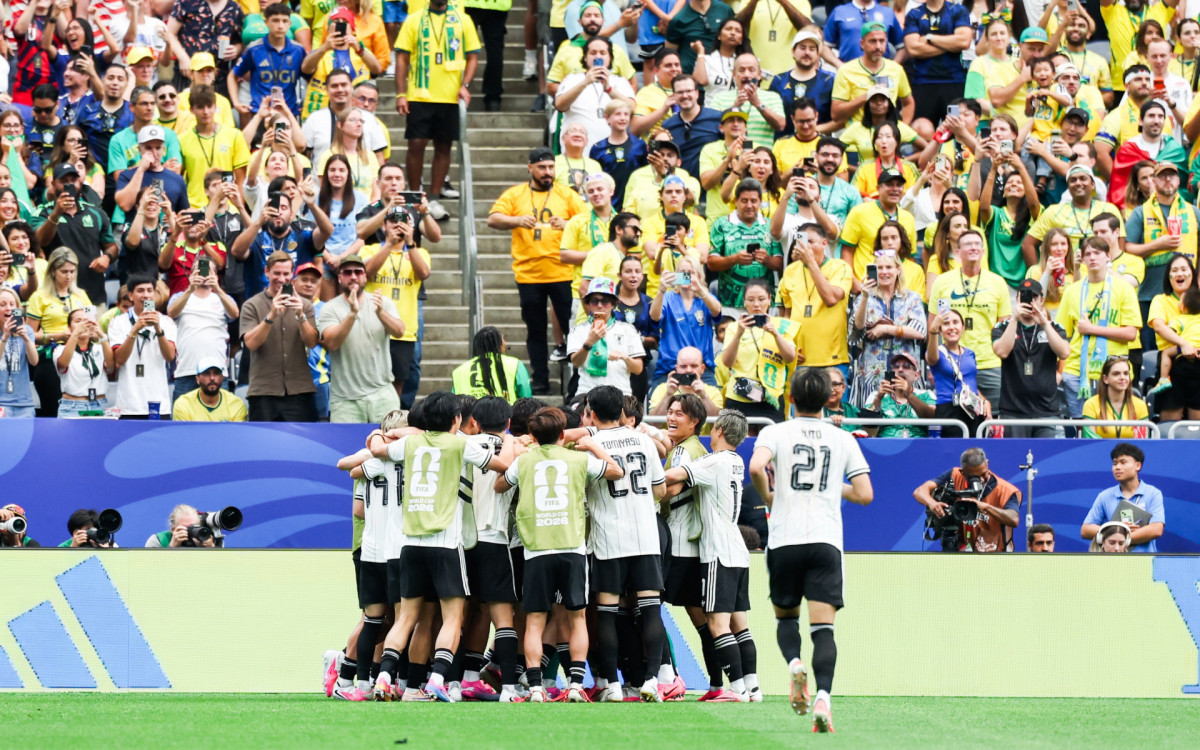 Partida das oitavas de final da Copa do Mundo FIFA de 2026 entre Brasil e Japão, realizado no estadio de Houston, no Texas, Estados Unidos, na segunda-feira(29).