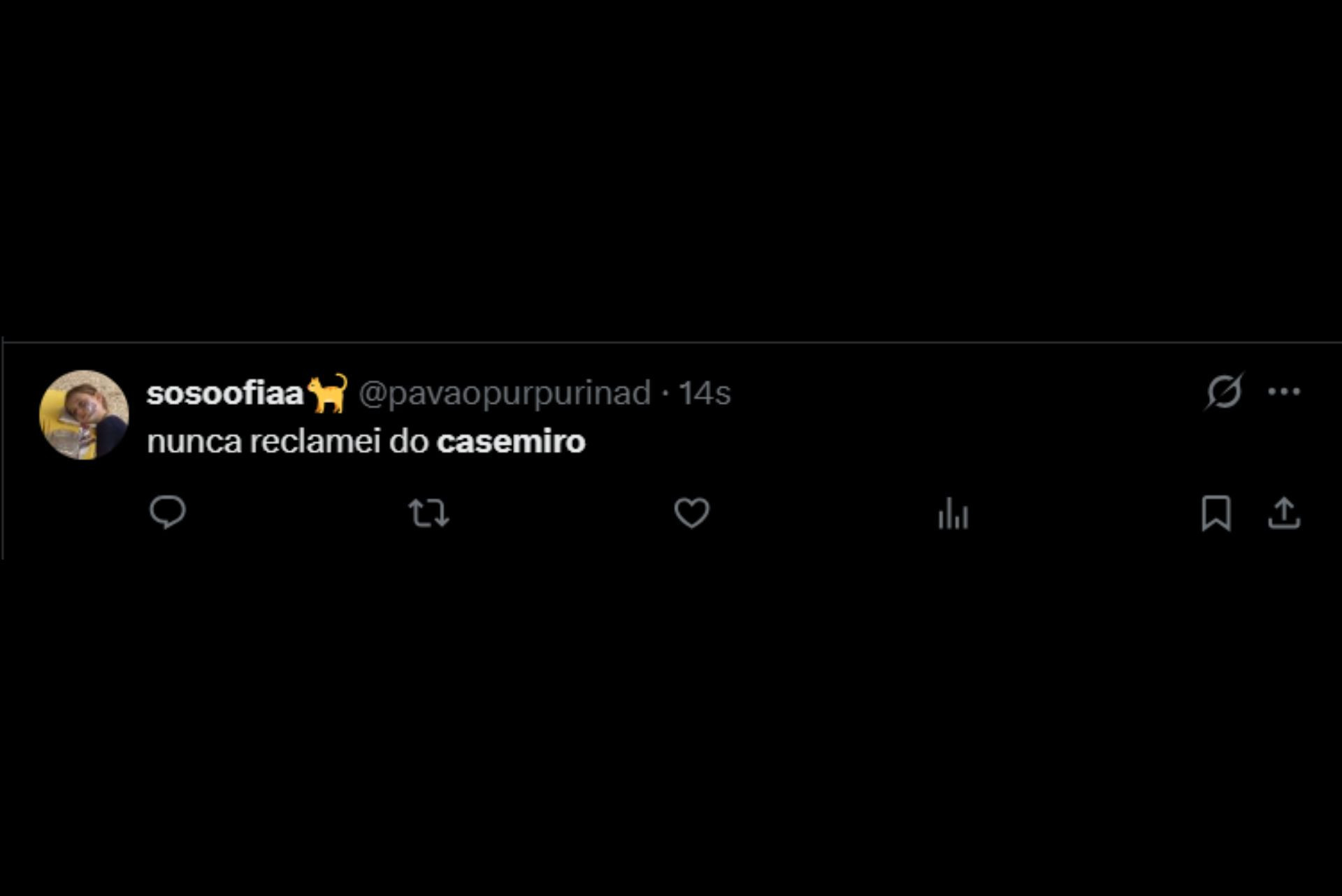 Torcedores pedem desculpas a Casemiro após gol de empate - Reprodução / X