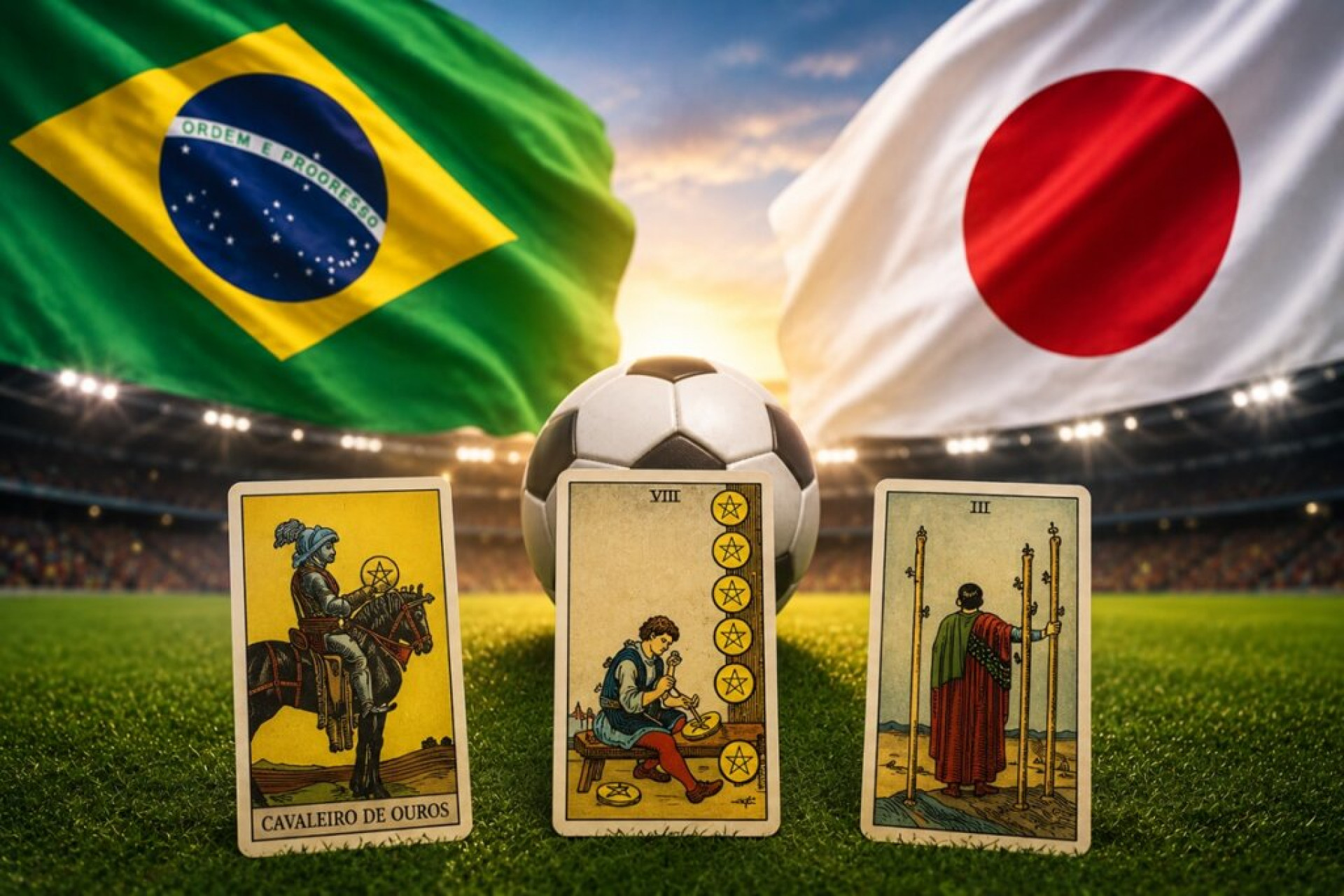 Brasil x Jap&atilde;o: quem ganha? O Tarot aponta o resultado