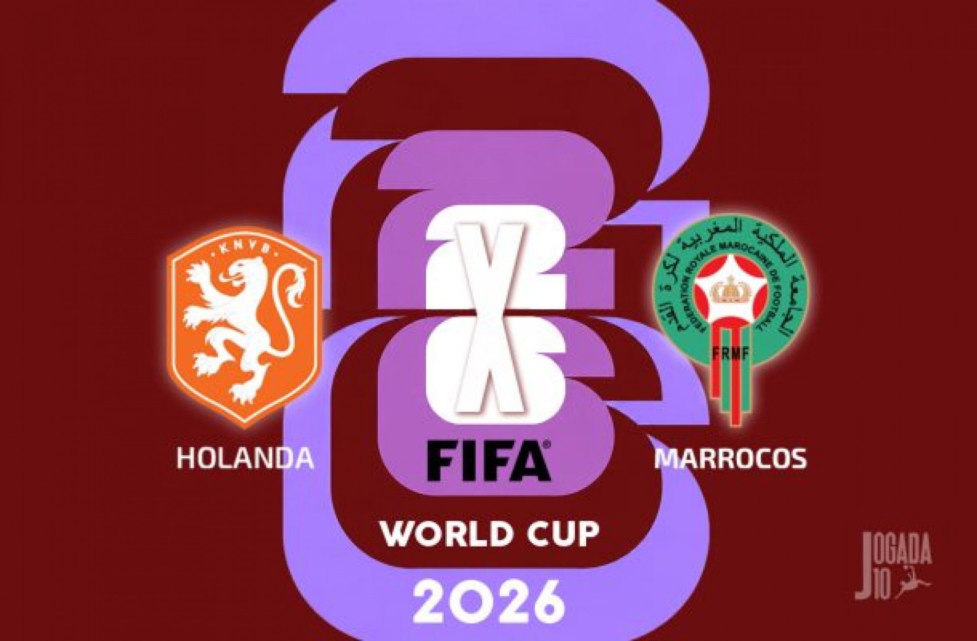 Holanda x Marrocos, com coment&aacute;rios e estat&iacute;sticas a partir das 21h