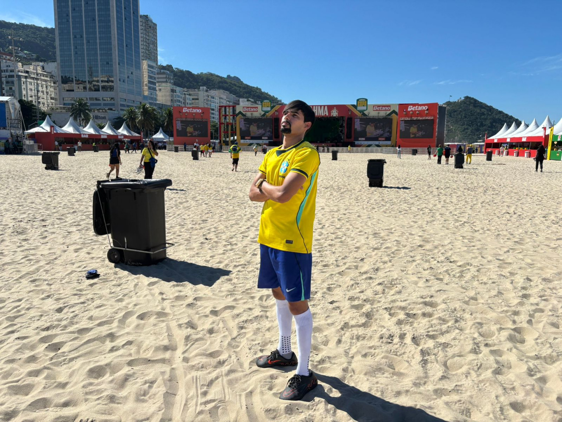 Sósia do Paquetá elogiou desempenho do jogador na Copa do Mundo - João Alexandre Borges / Agência O Dia