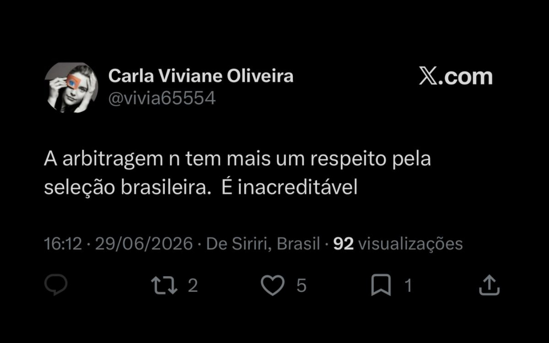 Arbitragem de Brasil x Japão rende críticas nas redes sociais - Reprodução / X