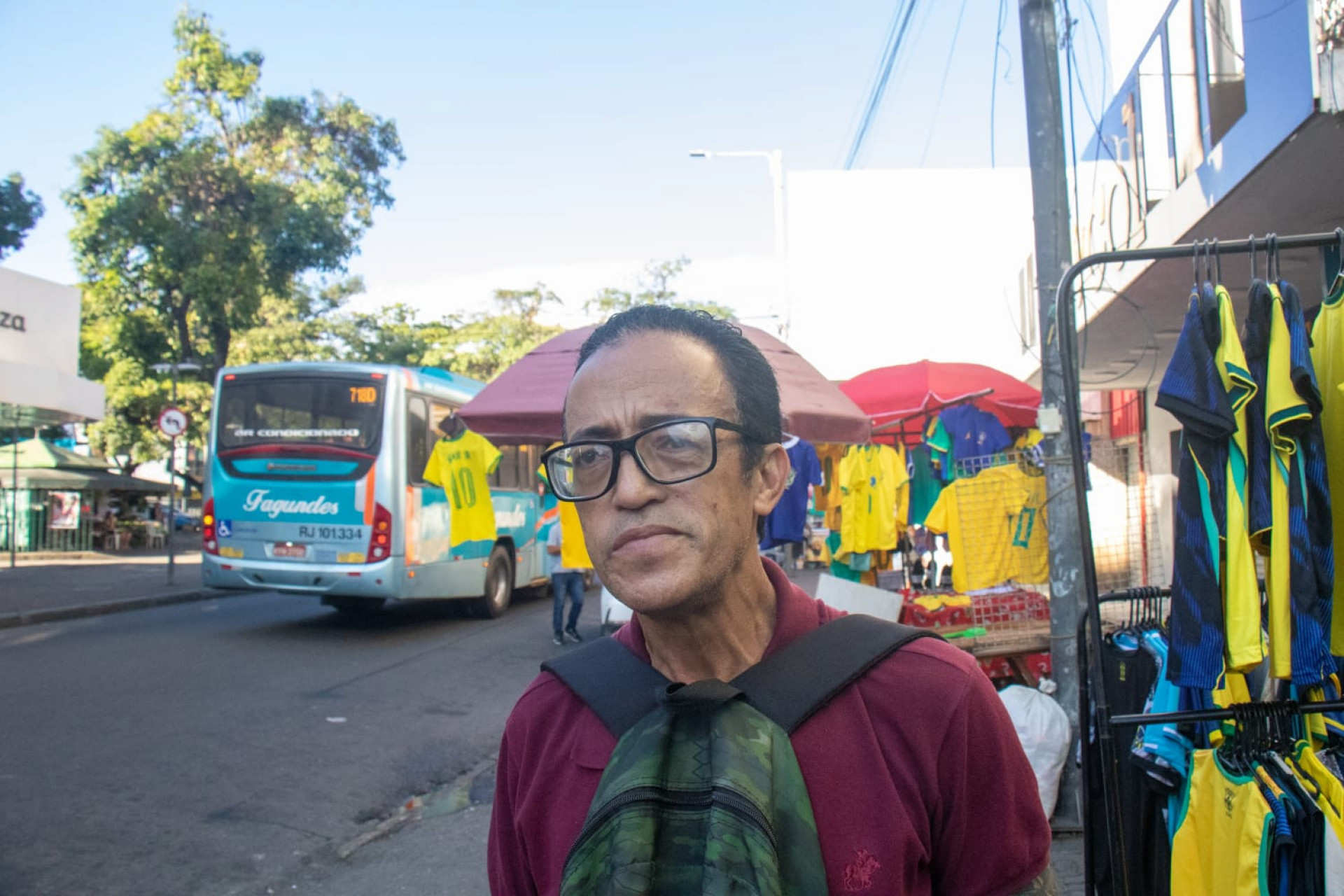 João Paulo tentava chegar ao trabalho - Érica Martins/Agência O DIA
