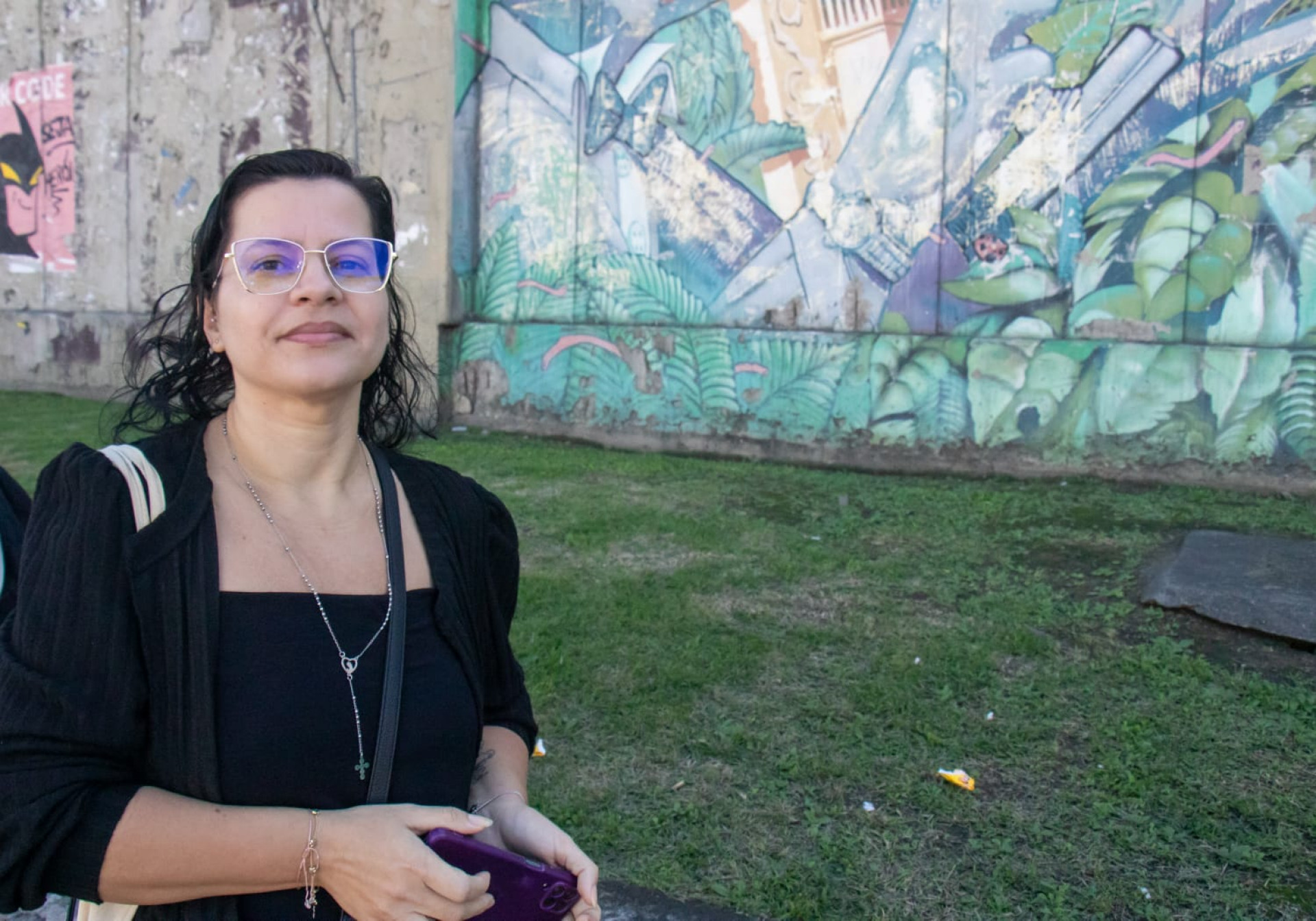 Leila Almeida esperou mais de uma hora por um ônibus em São Cristóvão - Érica Martin / Agência O Dia