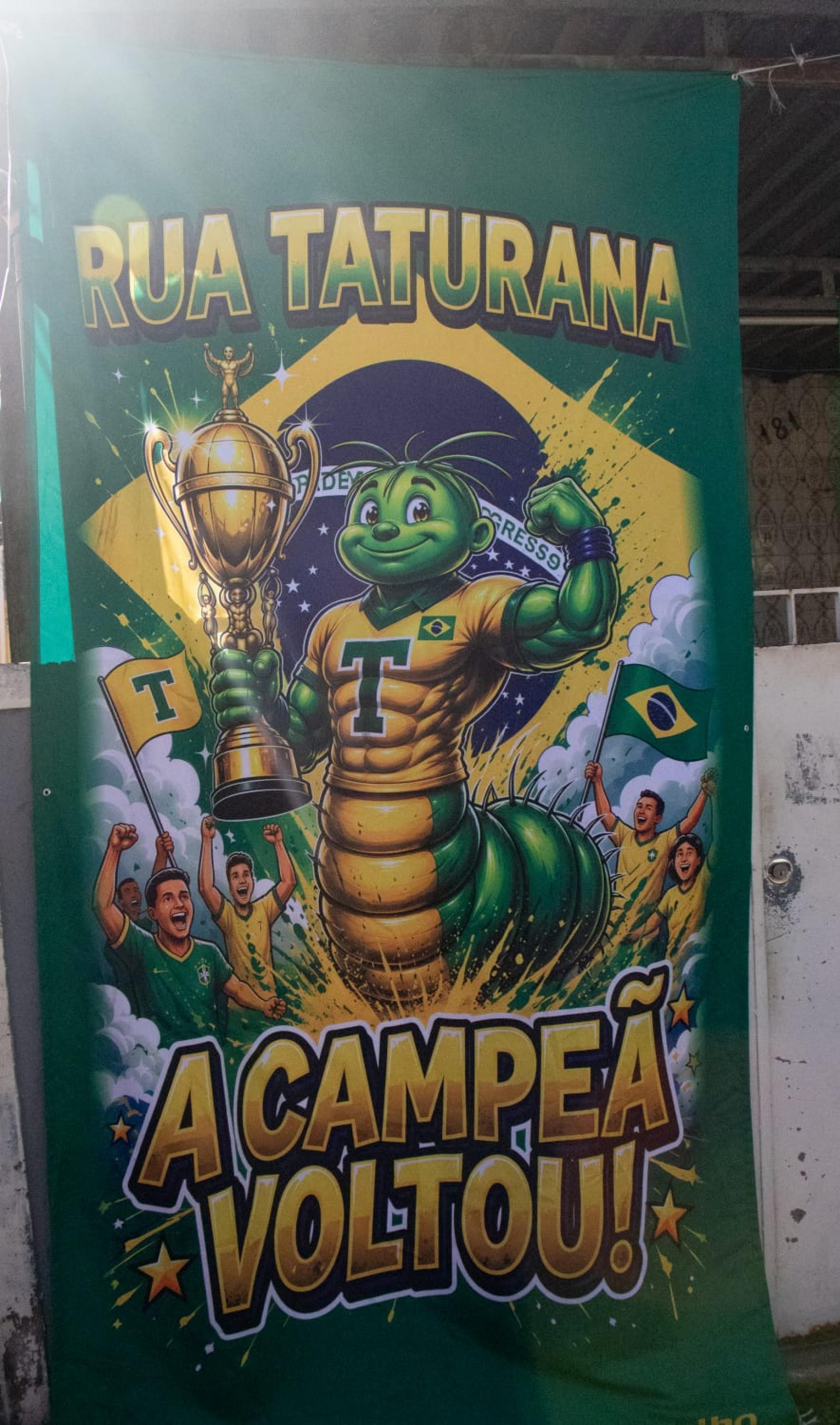 Rua Taturana, em Vicente de Carvalho, foi eleita a mais bem decorada para a Copa do Mundo pela Prefeitura - Érica Martin / Agência O Dia