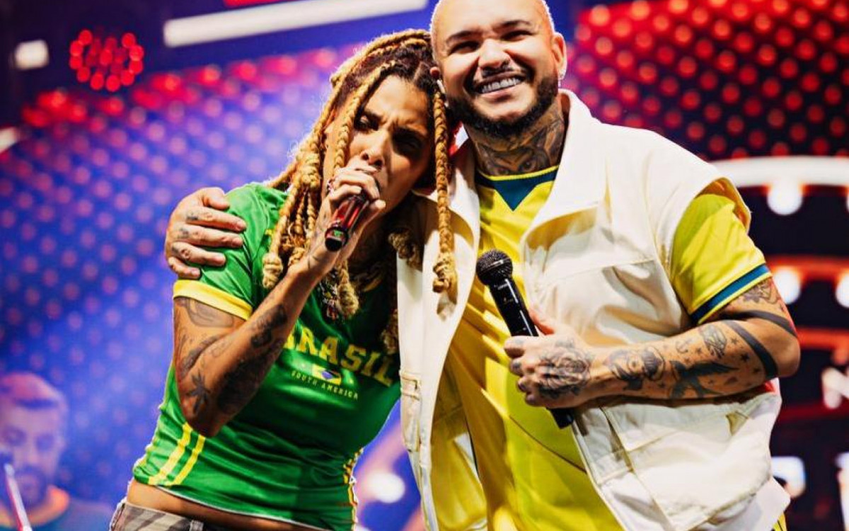 Suel levou o público ao delírio em Macaé durante show que marcou a classificação da Seleção Brasileira e lotou a FanFest.
