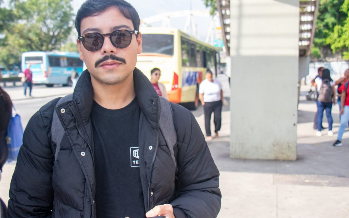 Roberto enfrentou transtornos em meio à greve de ônibus - Érica Martin/Agência O DIA