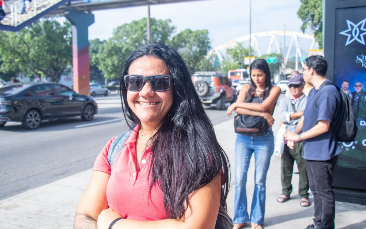 Lucimar enfrentou transtornos em meio &agrave; greve de &ocirc;nibus - &Eacute;rica Martin/Ag&ecirc;ncia O DIA