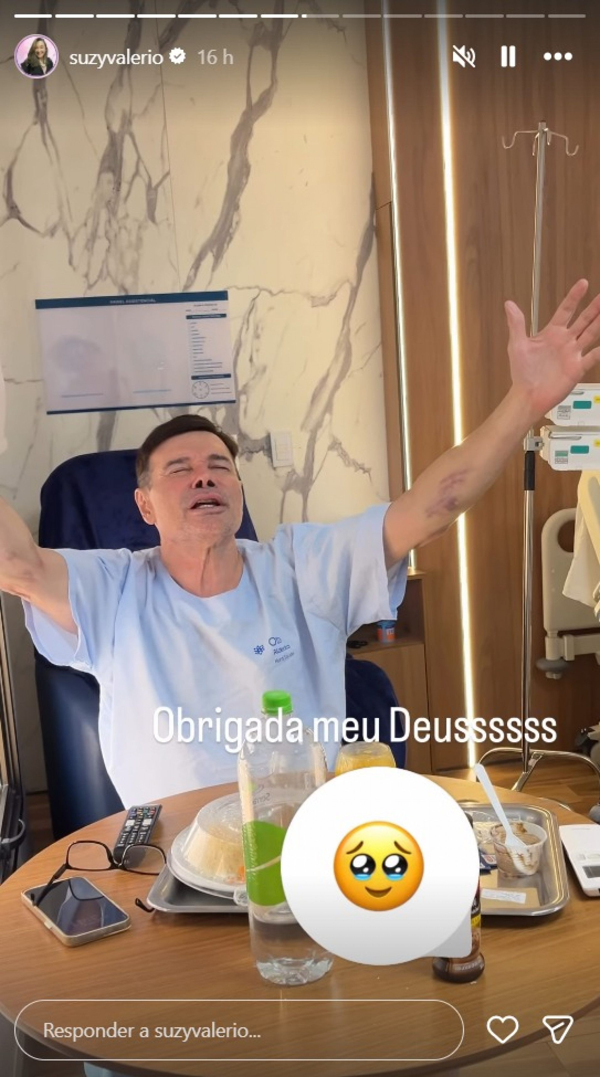 O apresentador João Inácio Júnior recebeu alta hospitalar após passar dez dias internado - Reprodução / Instagram