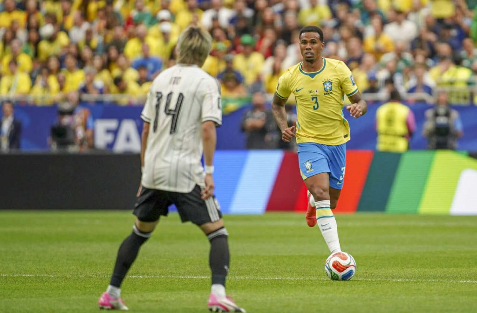 Gabriel Magalh&atilde;es iguala marca de Dunga pela Sele&ccedil;&atilde;o em Copas
