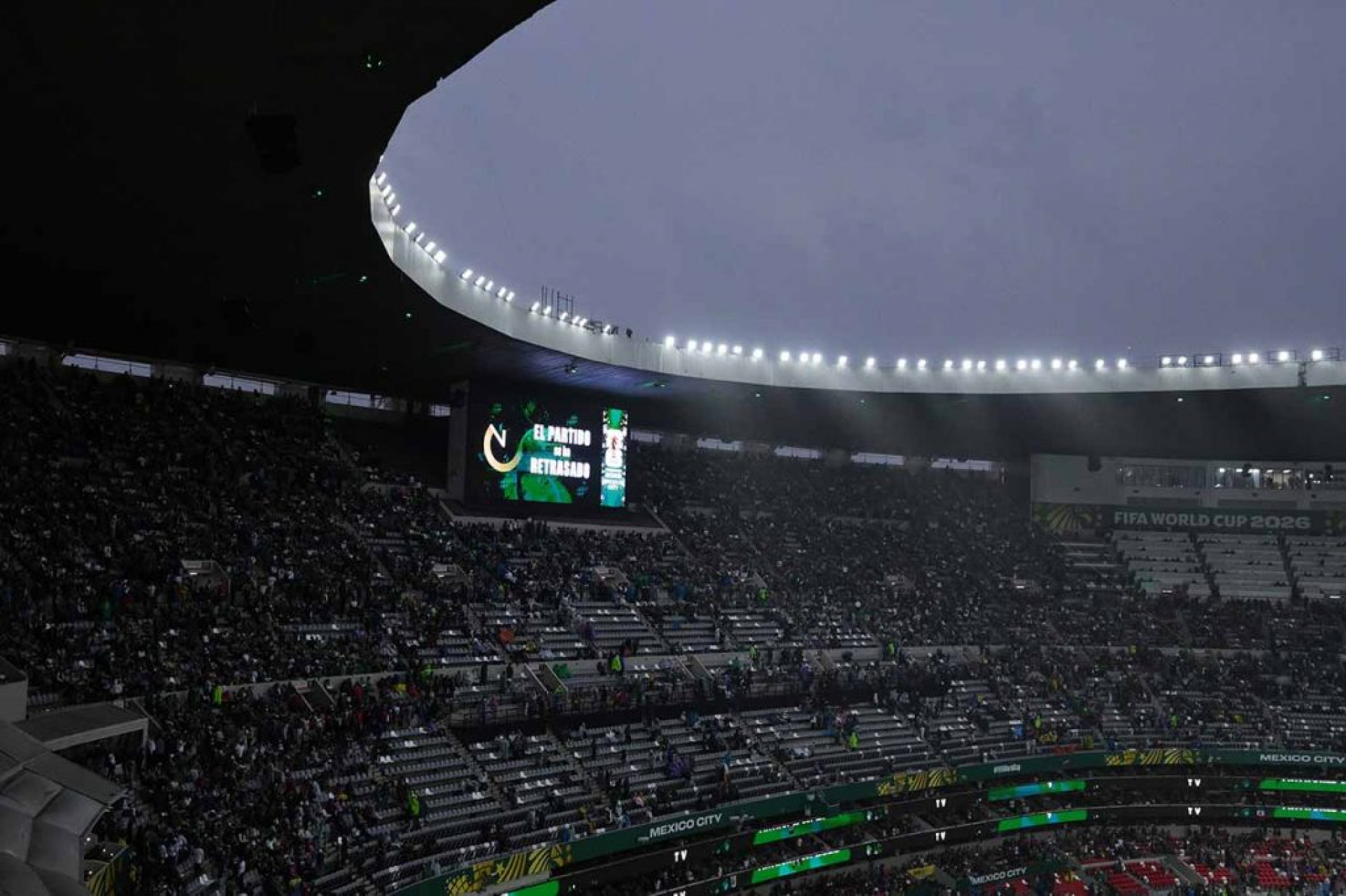 Partida entre M&eacute;xico e Equador tem in&iacute;cio adiado por quest&otilde;es meteorol&oacute;gicas