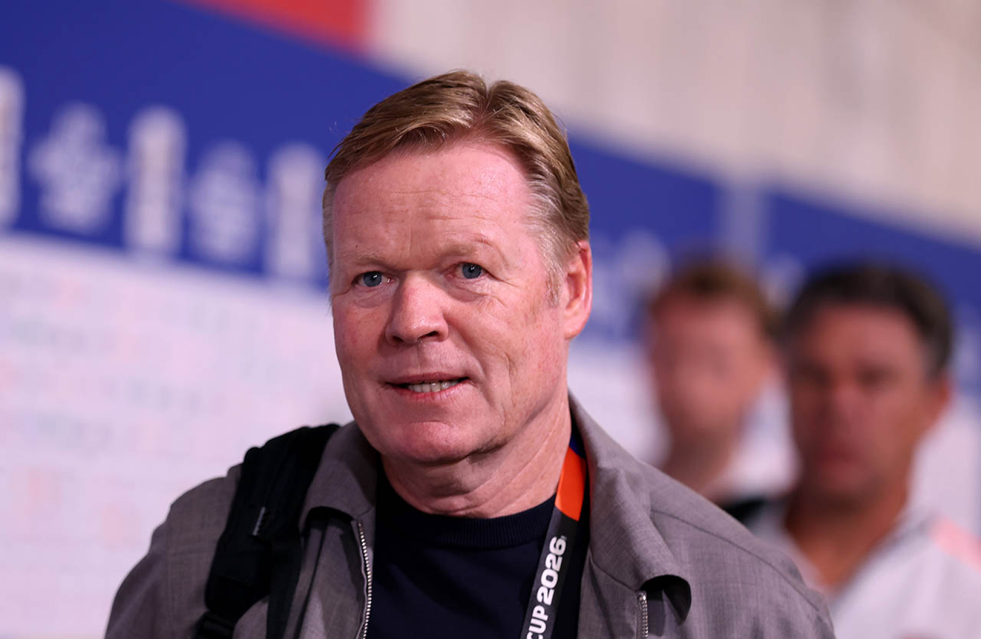 KANSAS CITY, MISSOURI - JUNE 25: Ronald Koeman, Head Coach of Netherlands, arrives before the FIFA World Cup 2026 Group F match between Tunisia and Netherlands at Kansas City Stadium on June 25, 2026 in Kansas City, Missouri. (Photo by Richard Pelham/Getty Images)
