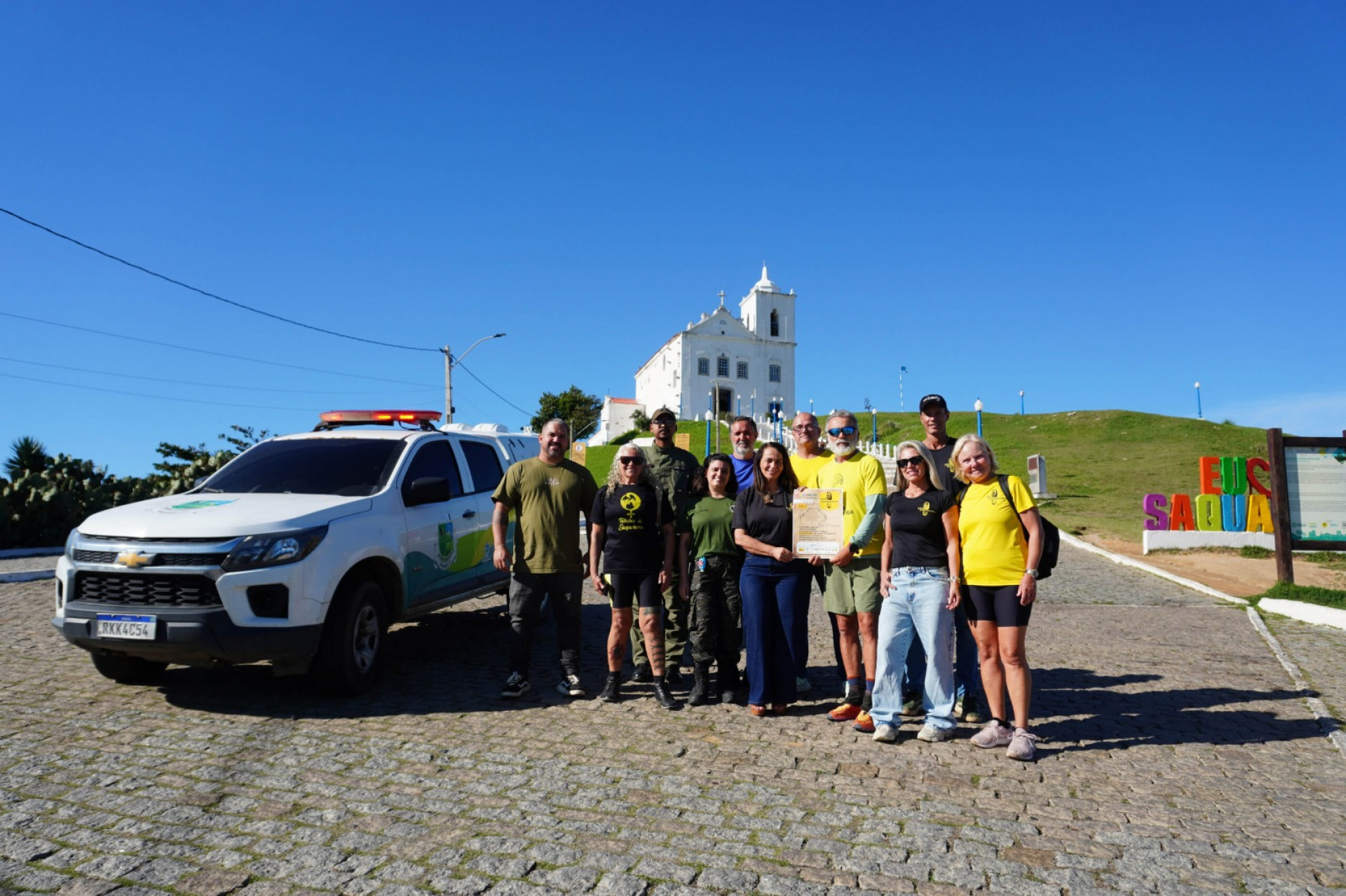Saquarema recebe montanhista e biólogo da Expedição da Super Trilha Volta ao Rio - Divulgação/Prefeitura de Saquarema