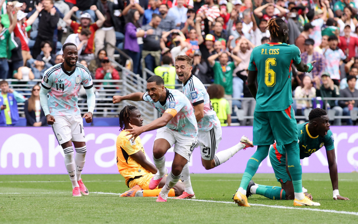 Bélgica venceu Senegal por 3 a 2 e garantiu vaga nas oitavas de final da Copa do Mundo