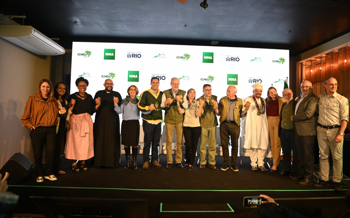 Anúncio das obras e parceria do Ministério do Meio Ambiente e Instituto Chico Mendes de Conservação da Biodiversidade (ICMBio), durante evento realizado no Parque Nacional da Tijuca. - Luciana Sposito