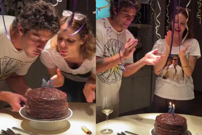 Chay Suede celebra os 34 anos em festa intimista 