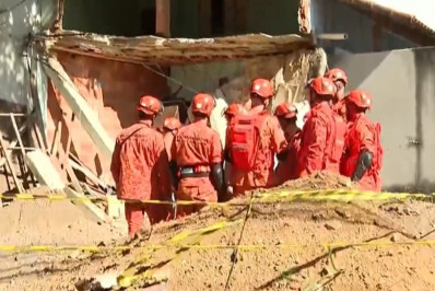 Homem morre após desabamento em Pedra de Guaratiba
