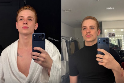 Sem barba e bigode: Juliano Floss mostra transformação no visual