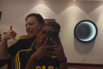 Rebeca Andrade reaparece ao lado de empresária após negar affair