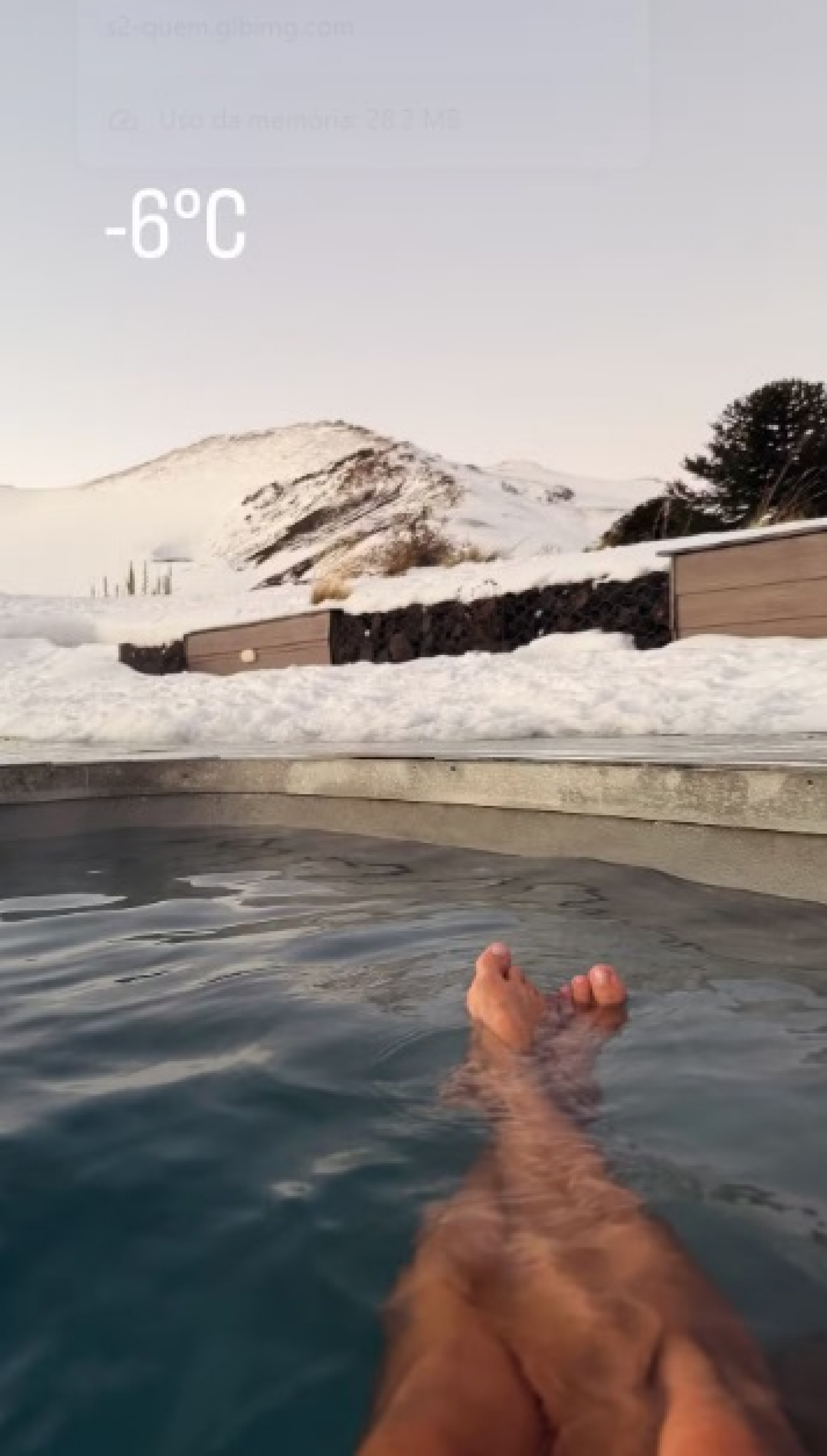 Deborah Secco mostra treino e encara frio de -6 ºC no Chile - Reprodução Instagram