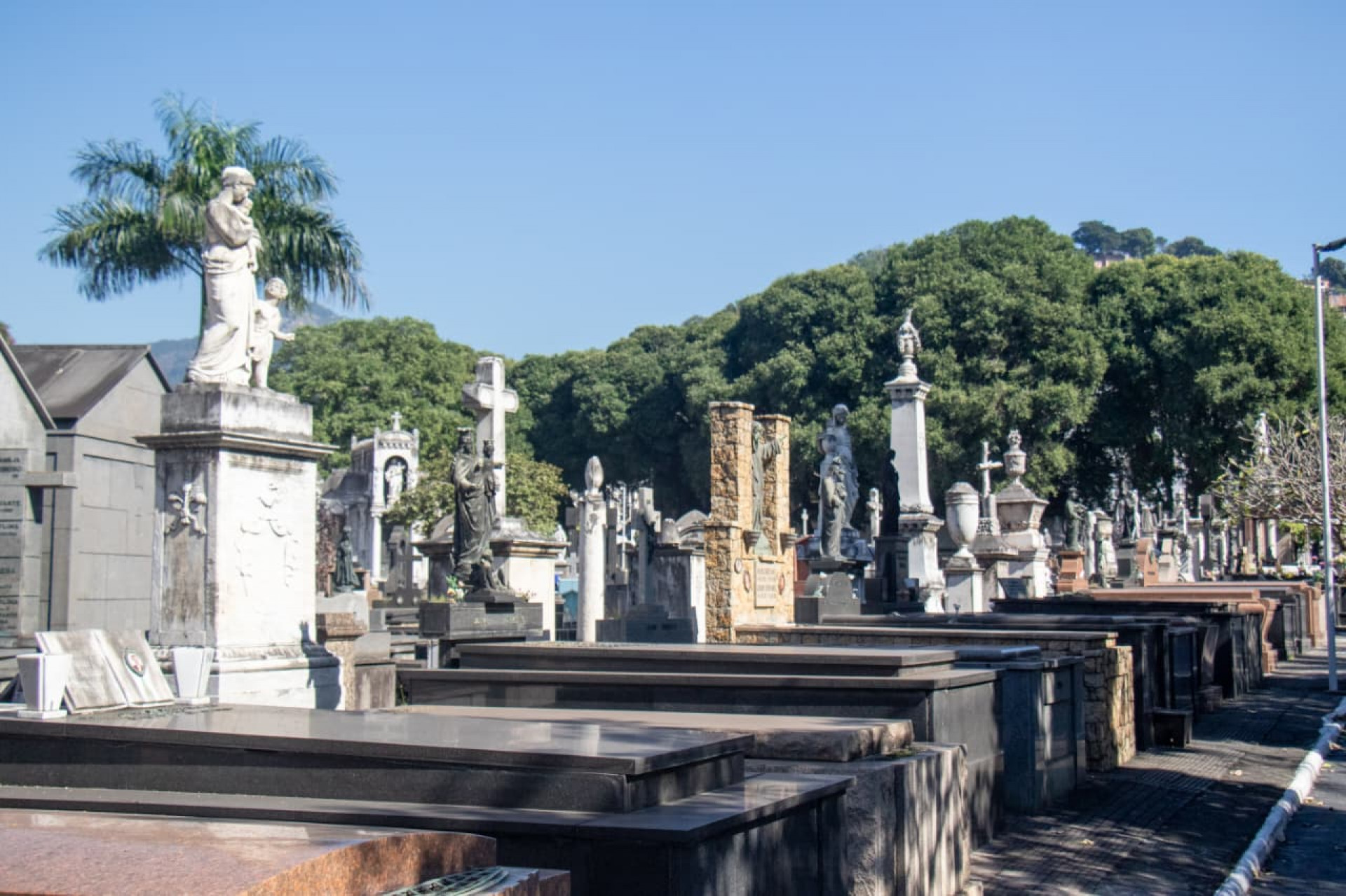 Marcio Belém dos Santos, de 31 anos, foi sepultado no Cemitério do Catumbi, no Centro do Rio - Érica Martin / Agência O DIA