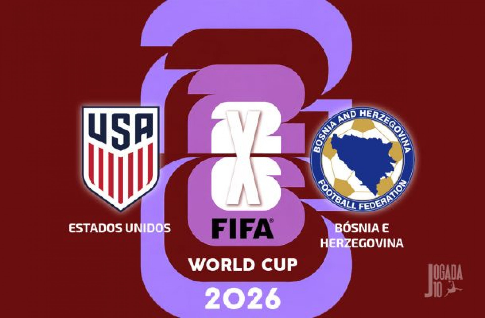 Estados Unidos x B&oacute;snia, com coment&aacute;rios e estat&iacute;sticas a partir das 20h