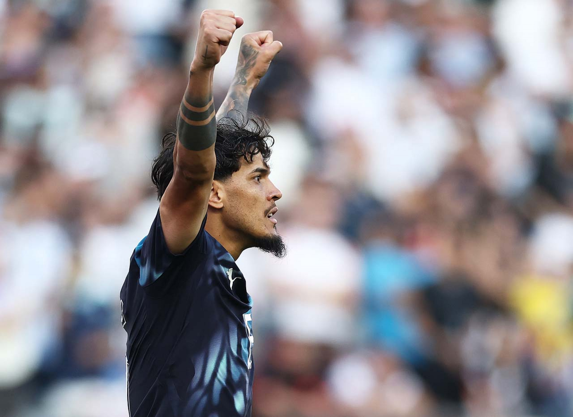 FOXBOROUGH, MASSACHUSETTS - JUNE 29: Gustavo Gomez #15 of Paraguay celebrates after scoring the second penalty in a penalty shootout during the FIFA World Cup 2026 Round Of 32 match between Germany and Paraguay at Boston Stadium on June 29, 2026 in Foxborough, Massachusetts. (Photo by Megan Briggs/Getty Images)