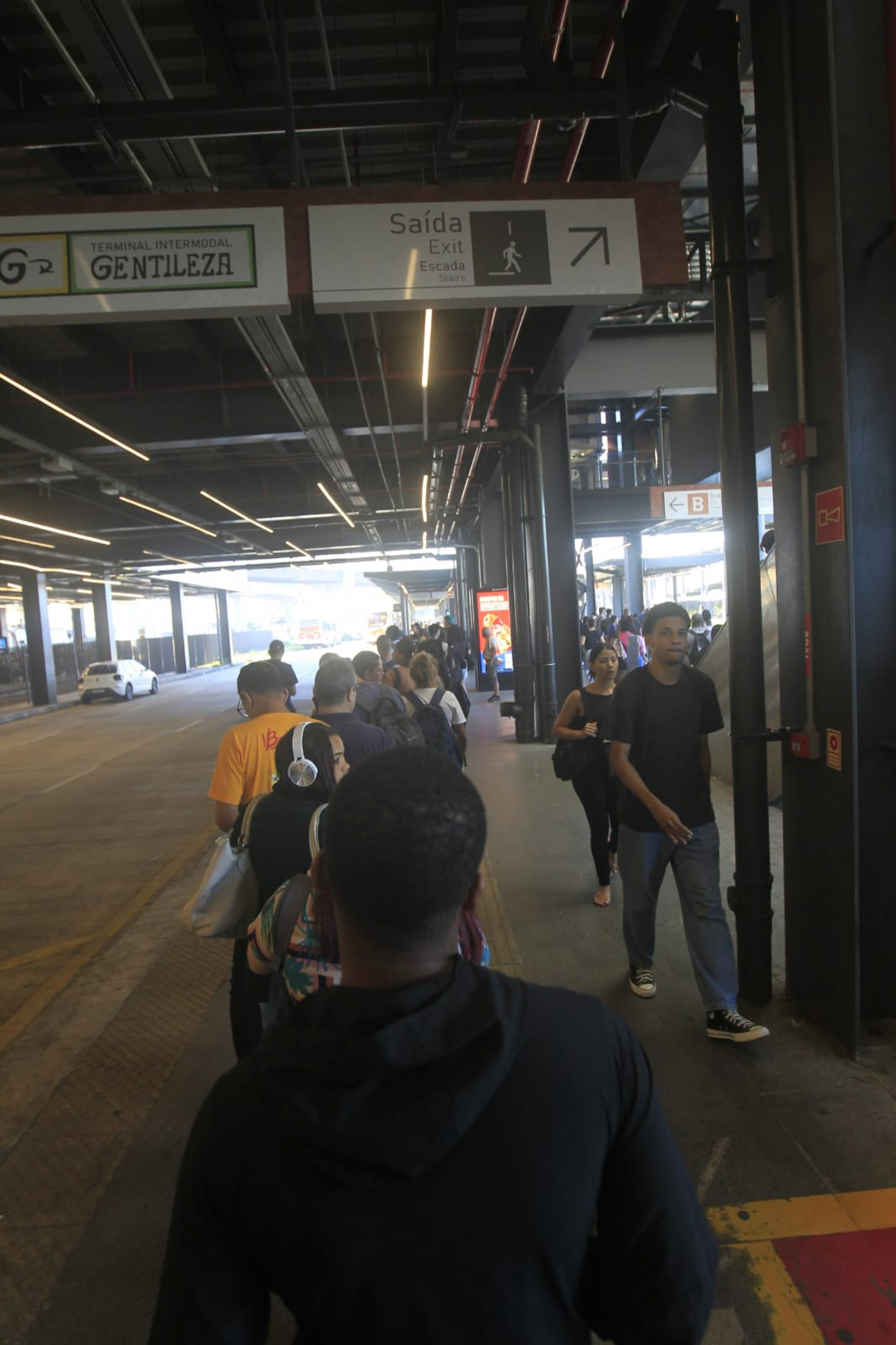 Terceiro dia da greve dos rodoviários registra longas filas no Terminal Gentileza - Reginaldo Pimenta/Agência O DIA