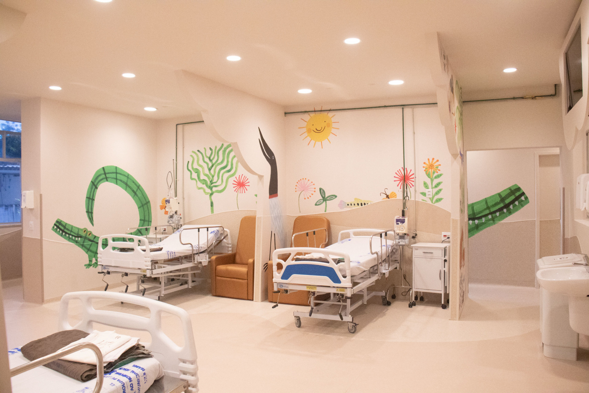 Hospital Municipal Jesus, na Zona Norte do Rio, inaugura enfermarias temáticas infantis - Érica Martin/Agência O Dia