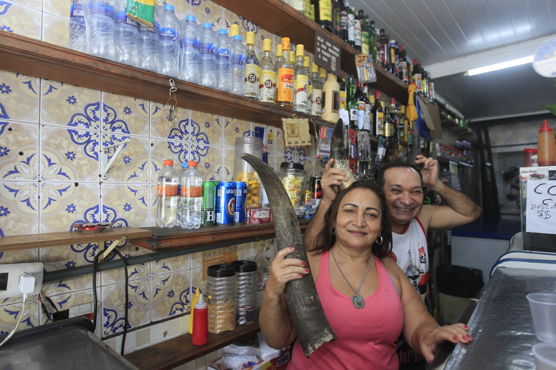 Copa do Mundo 2026 - Bar dos Cornos, em São Gonçalo, Região Metropolitana do Rio de Janeiro. - Reginaldo Pimenta/Agência O Dia