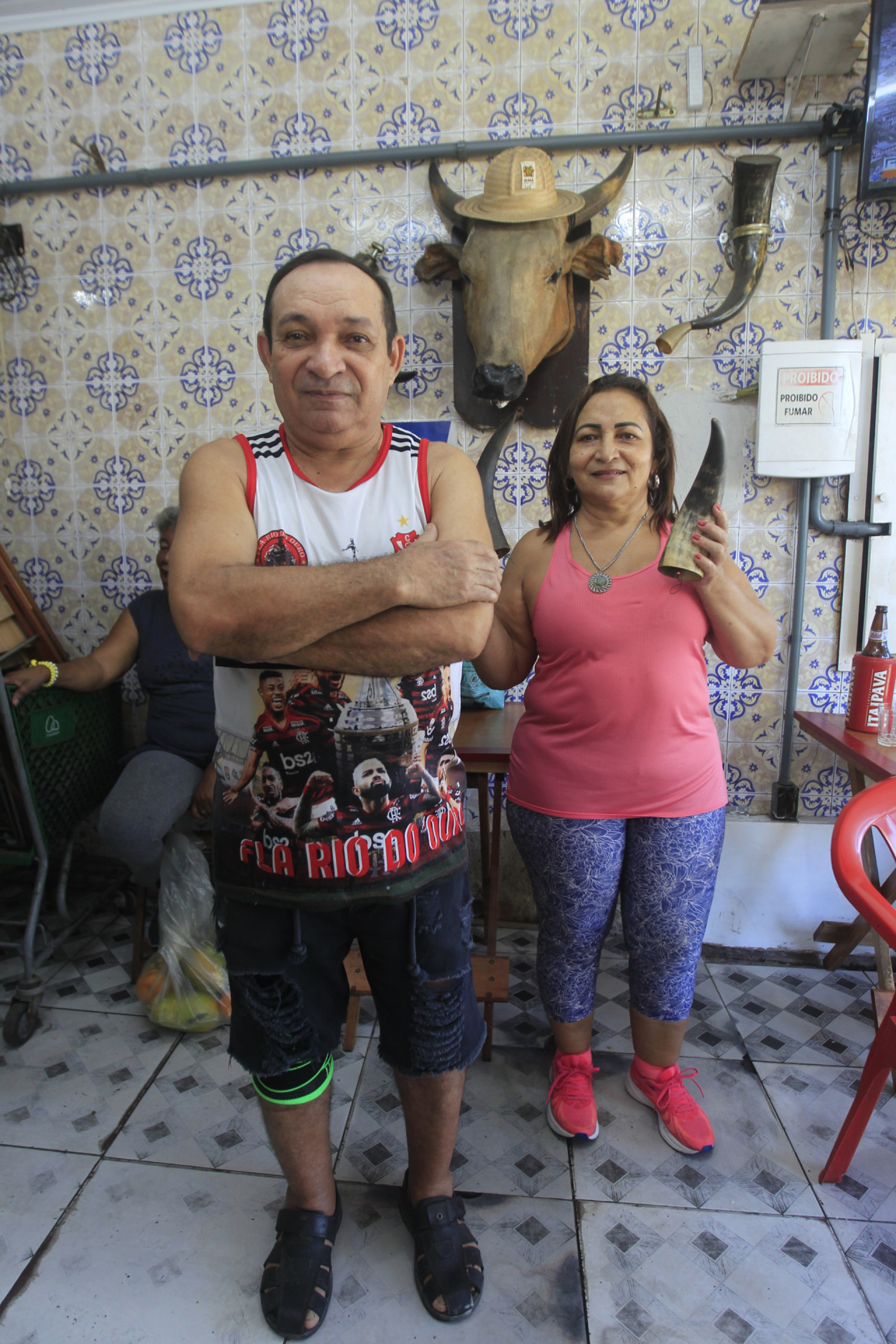 Copa do Mundo 2026 - Bar dos Cornos, em São Gonçalo, Região Metropolitana do Rio de Janeiro. - Reginaldo Pimenta/Agência O Dia
