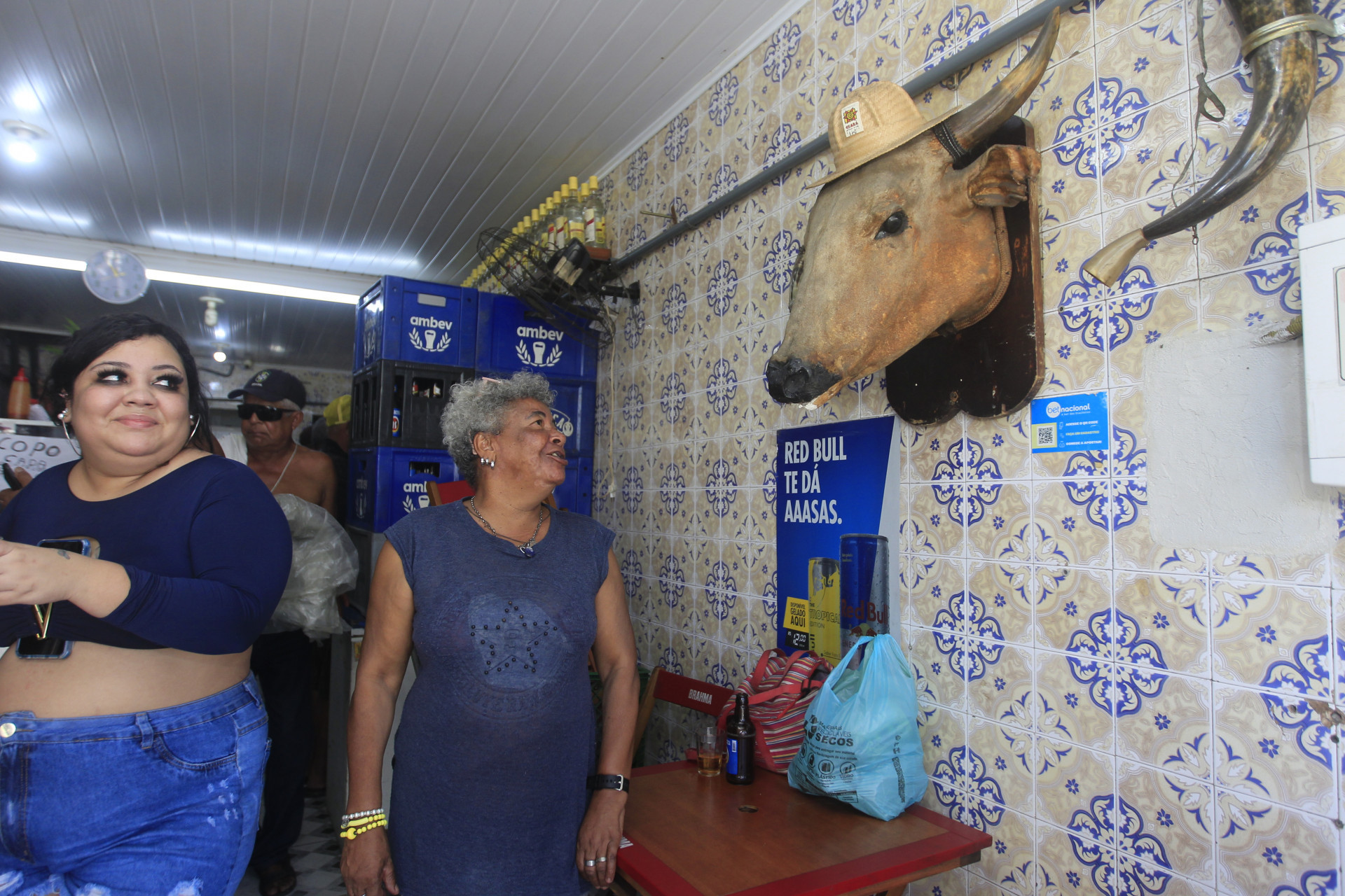 Copa do Mundo 2026 - Bar dos Cornos, em São Gonçalo, Região Metropolitana do Rio de Janeiro. Na foto: Marilene Silva - Reginaldo Pimenta/Agência O Dia