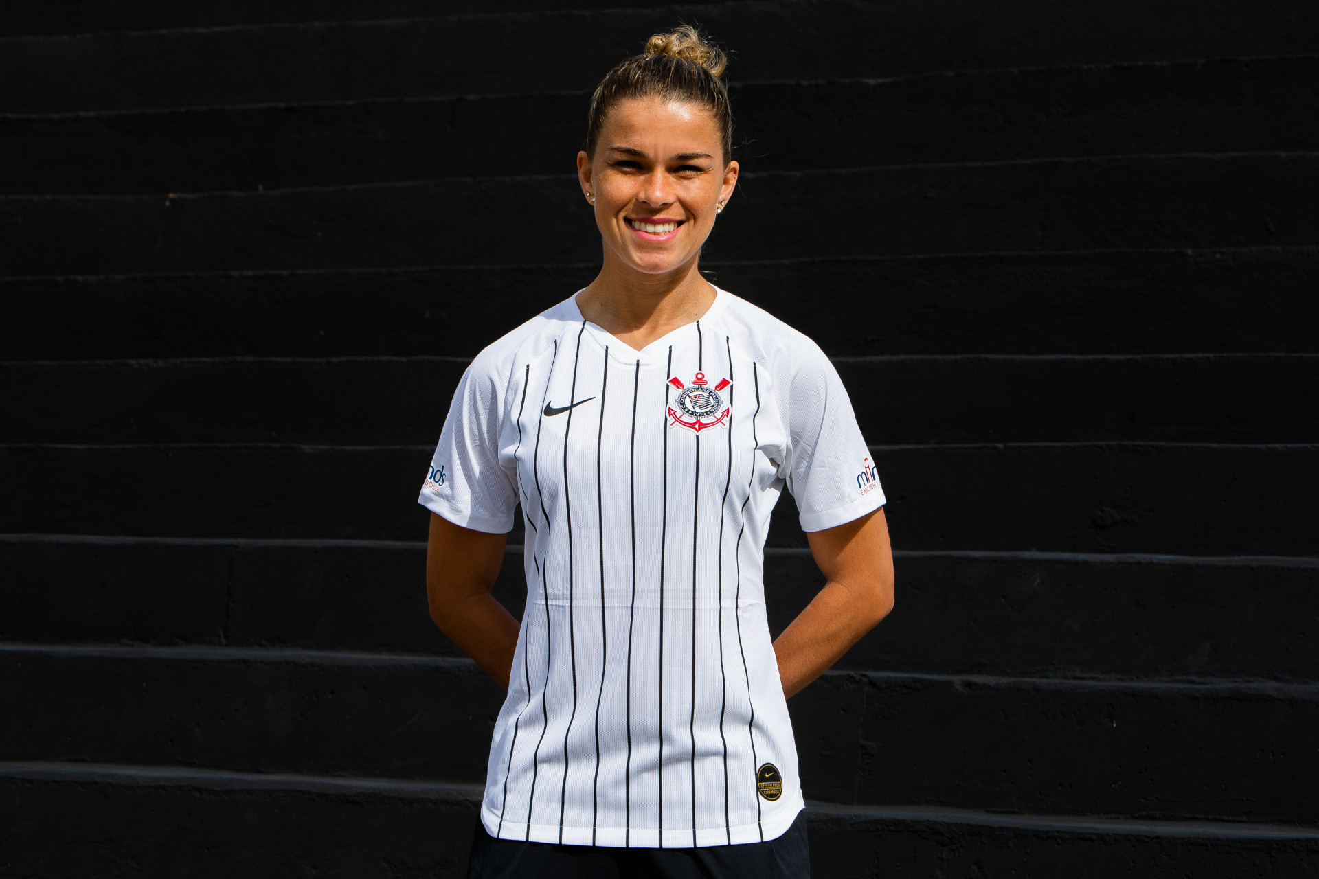 Tamires Dias joga como lateral no Sport Club Corinthians  - Divulgação/Bruno Teixeira