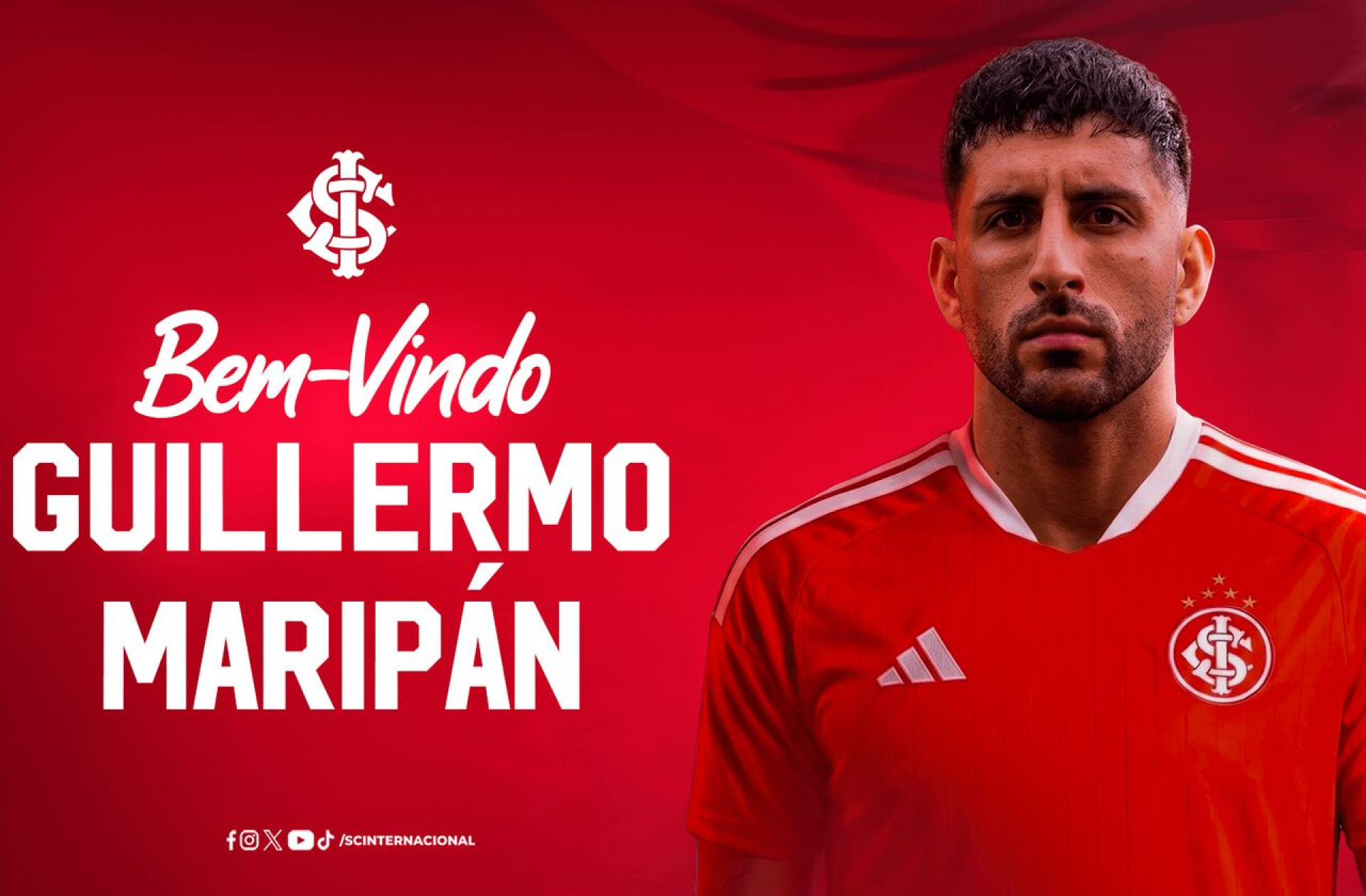 Marip&aacute;n veste camisa de Figueroa e faz promessa &agrave; torcida do Internacional
