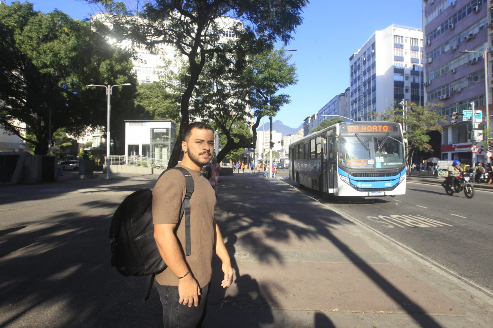Lucas Ramos relatou melhora na circulação de ônibus - Reginaldo Pimenta / Agência O Dia