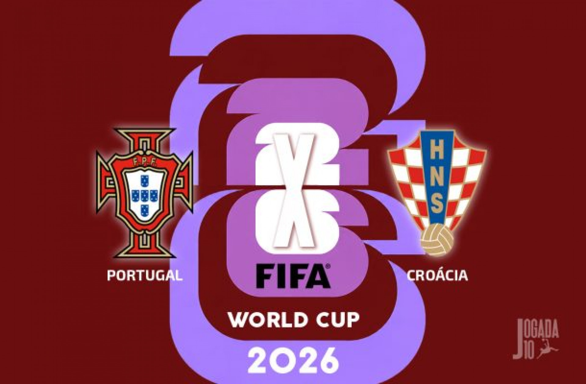 Portugal x Cro&aacute;cia, com coment&aacute;rios e estat&iacute;sticas a partir das 19h