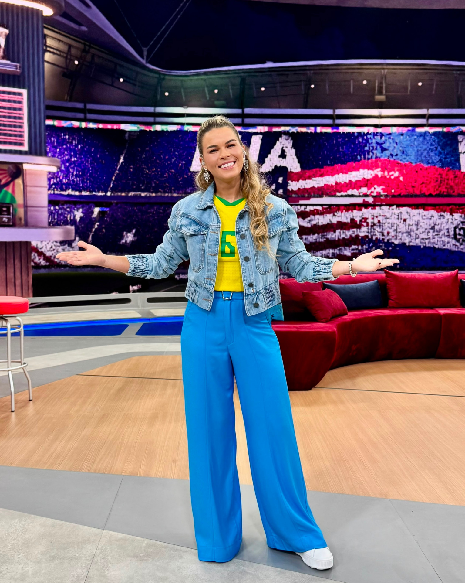 Tamires Dias estreia na TV em atração sobre a Copa do Mundo  - Reprodução/Instagram 