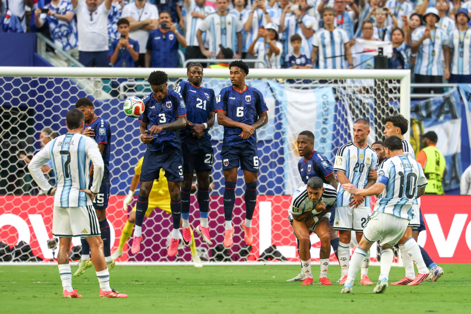 Argentina enfrentou Cabo Verde na segunda fase da Copa do Mundo - Vanessa Carvalho/Parceiro/Agência O Dia