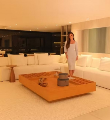 Nicole Bahls mostra apartamento após anos de reforma: 'Um sonho'