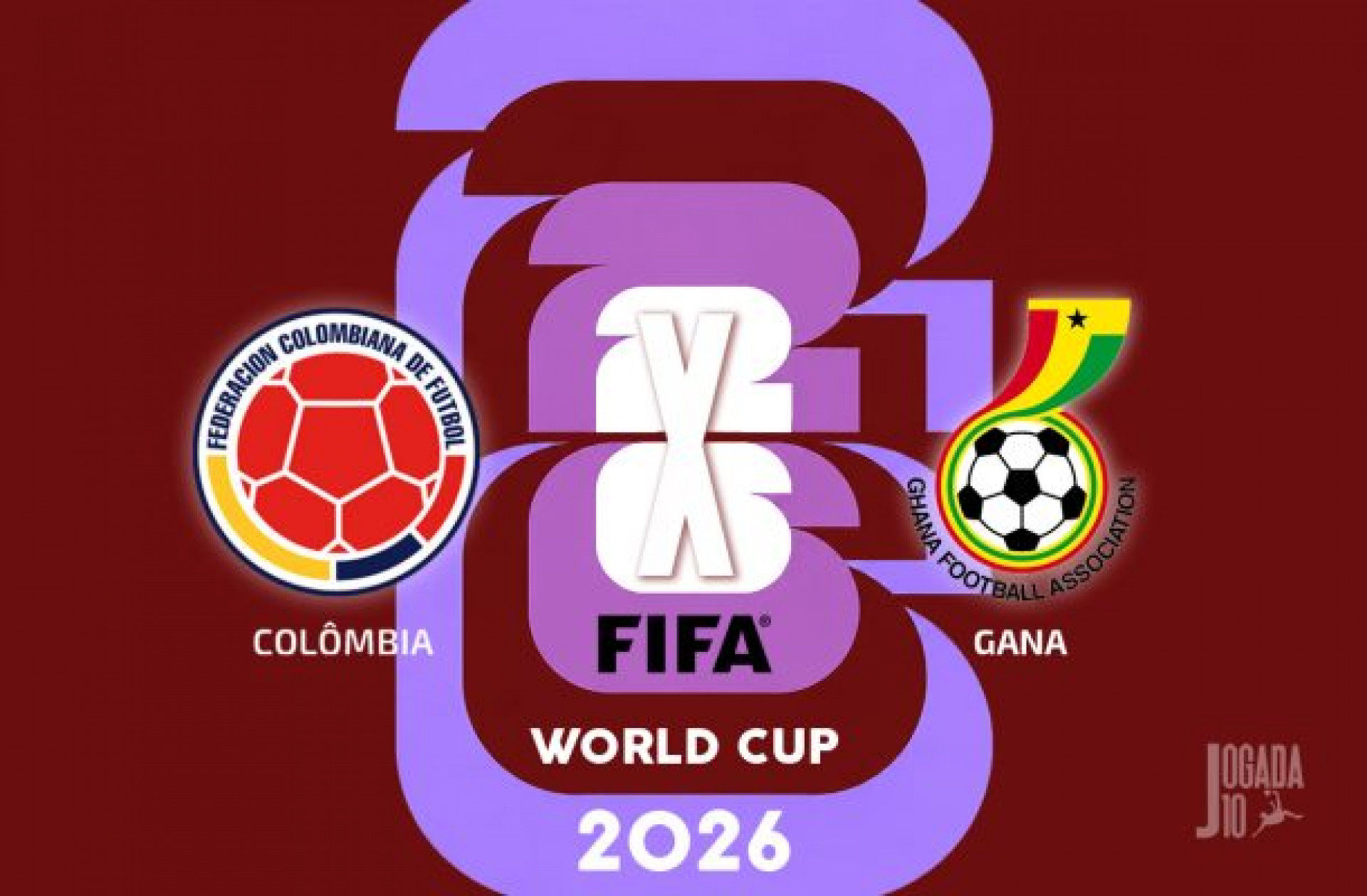 Col&ocirc;mbia x Gana, com coment&aacute;rios e estat&iacute;sticas a partir das 21h30