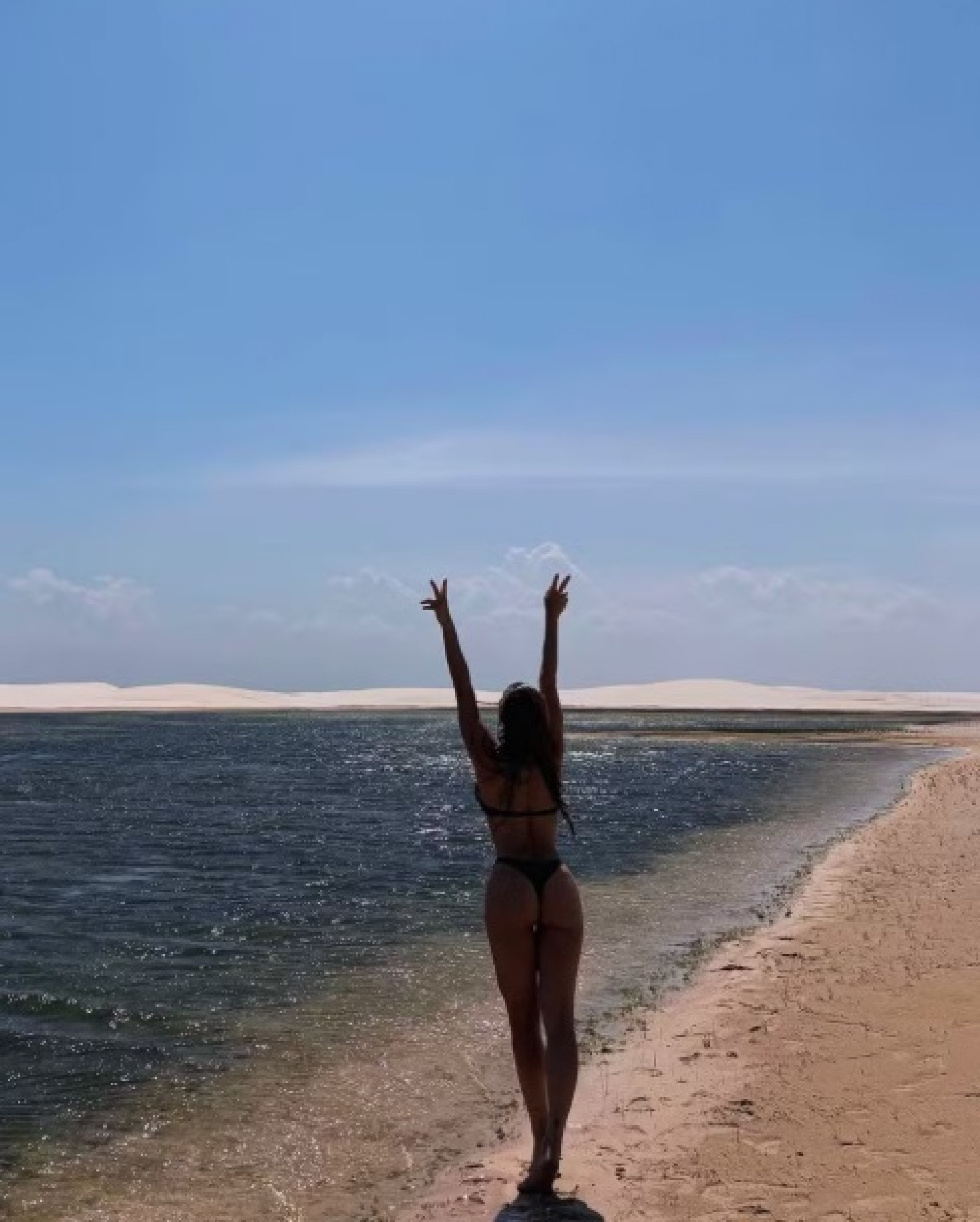 Danielle Winits abre álbum nos Lençóis Maranhenses - Reprodução Instagram