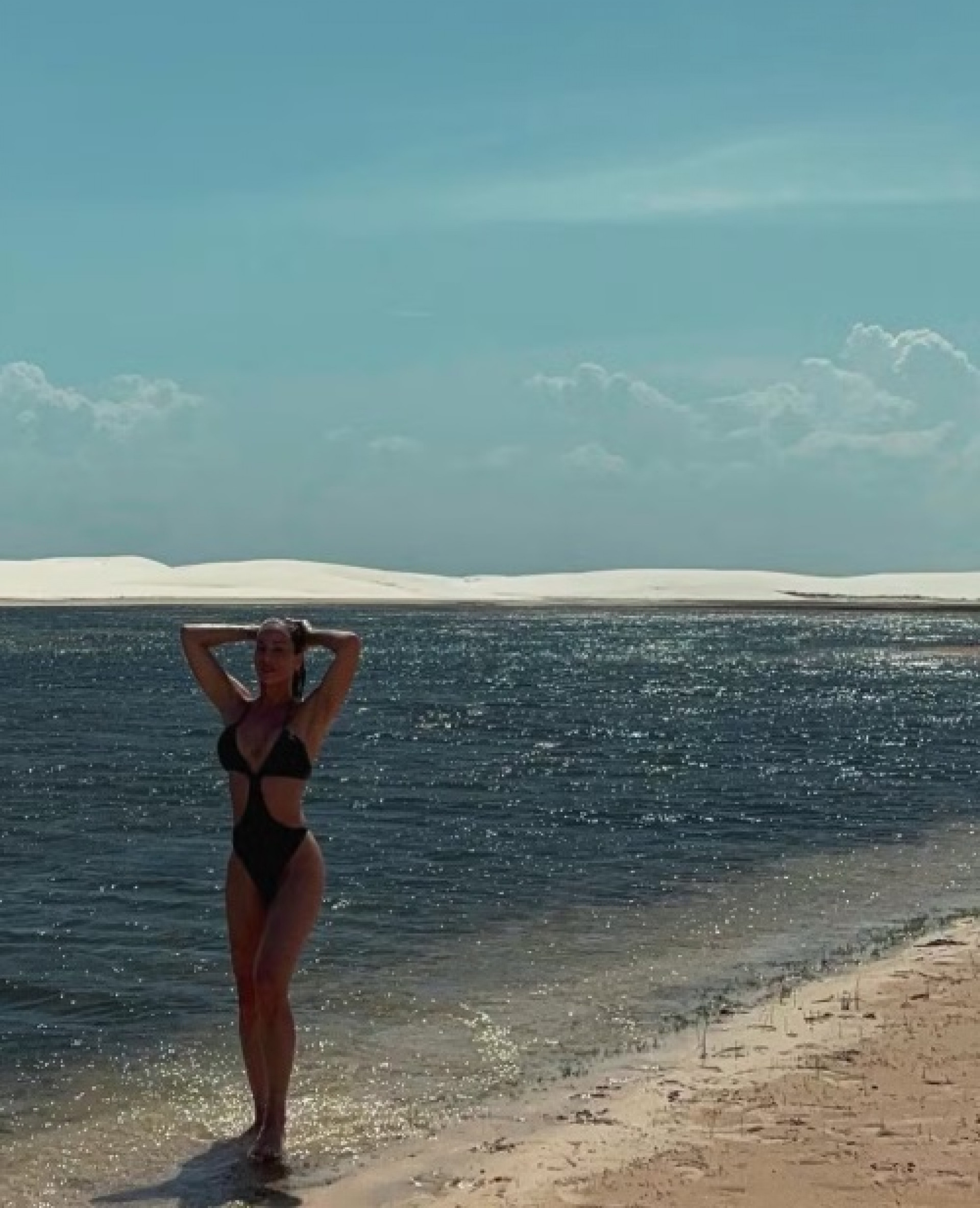 Danielle Winits abre álbum nos Lençóis Maranhenses - Reprodução Instagram