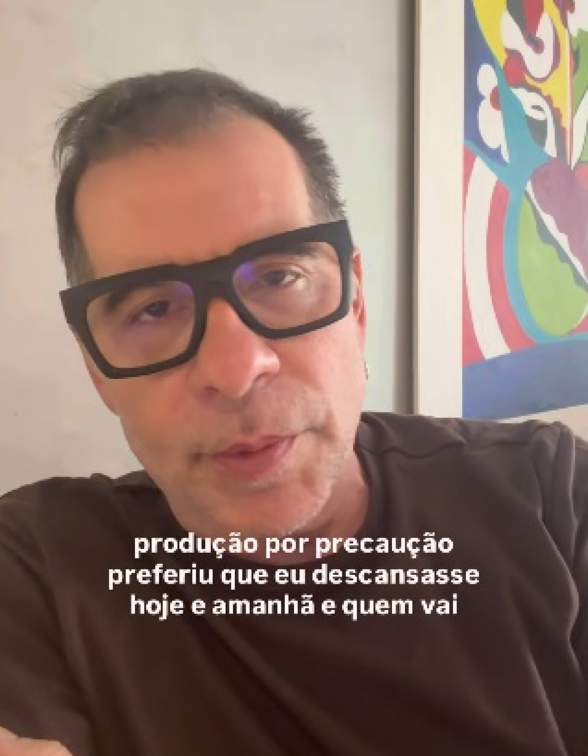 Leandro Hassum ficará de repouso devido crise alérgica - Reprodução/Instagram