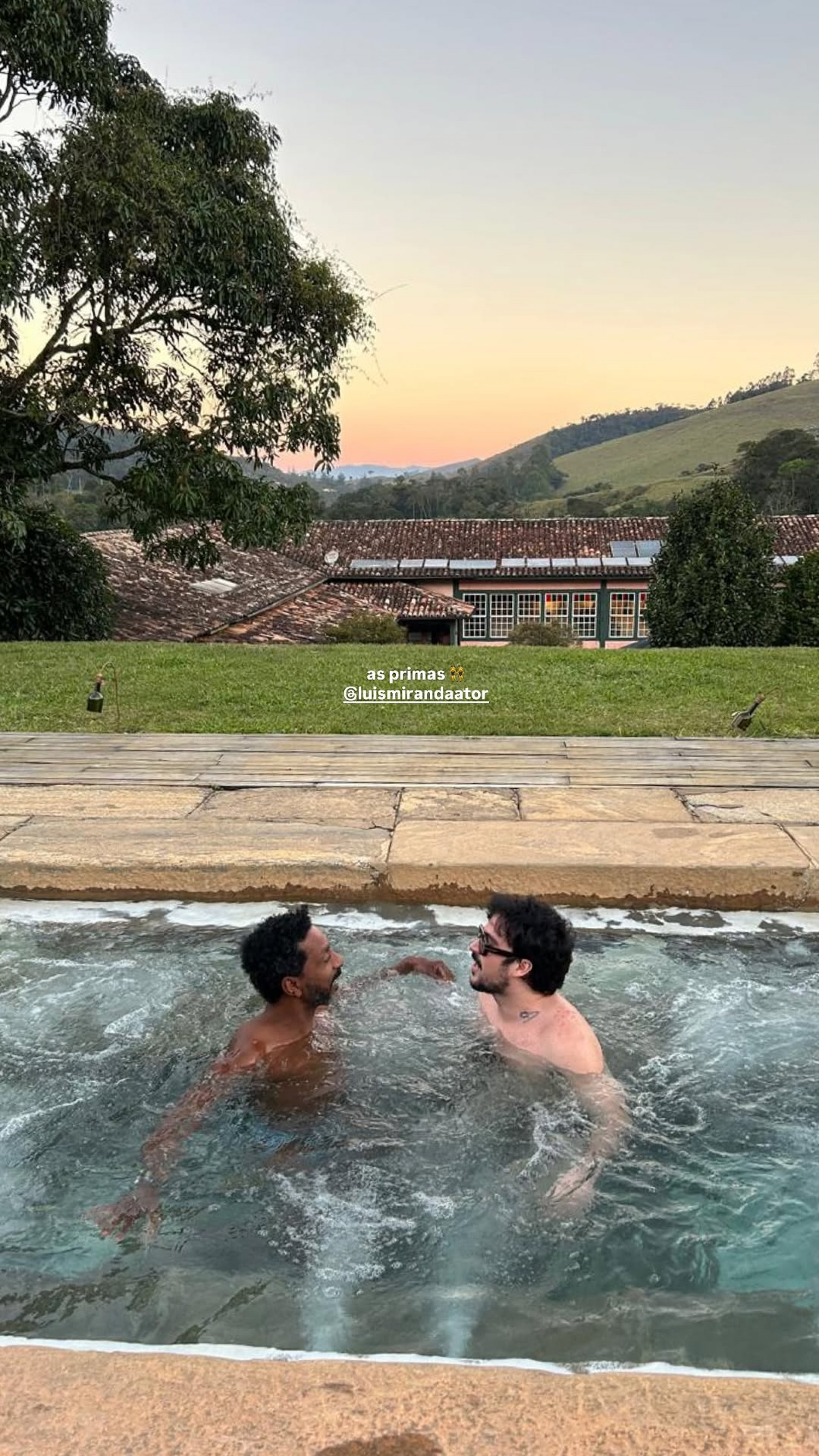 Luis Miranda e Rafa Chalub no aniversário de  Ingrid Guimarães - Reprodução/Instagram