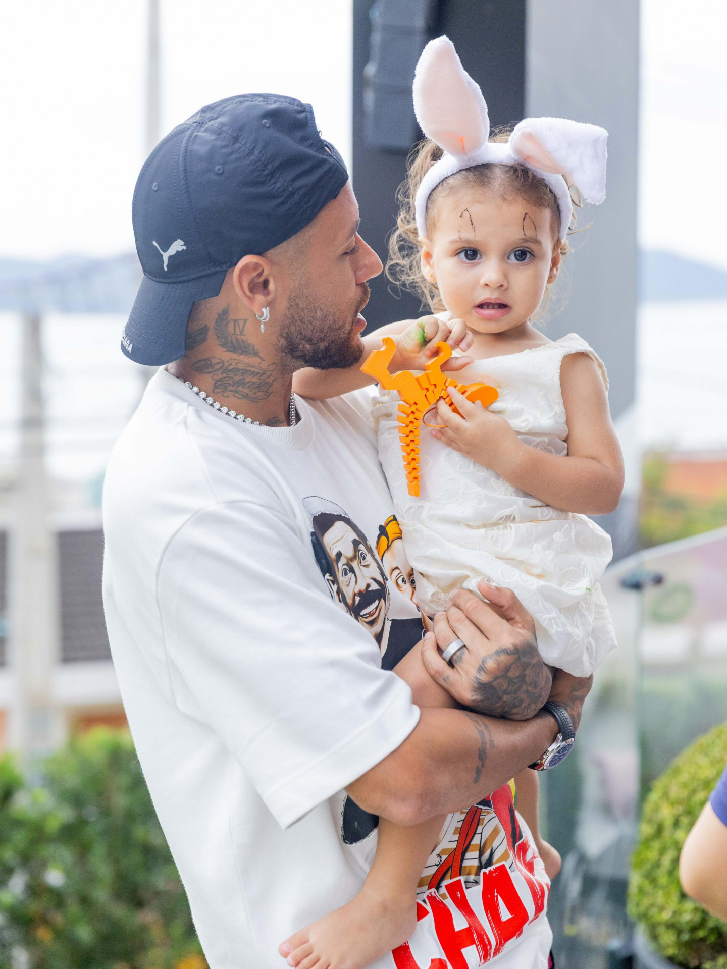 Neymar Jr comemorou aniversário de 2 anos de Helena - Reprodução/Instagram