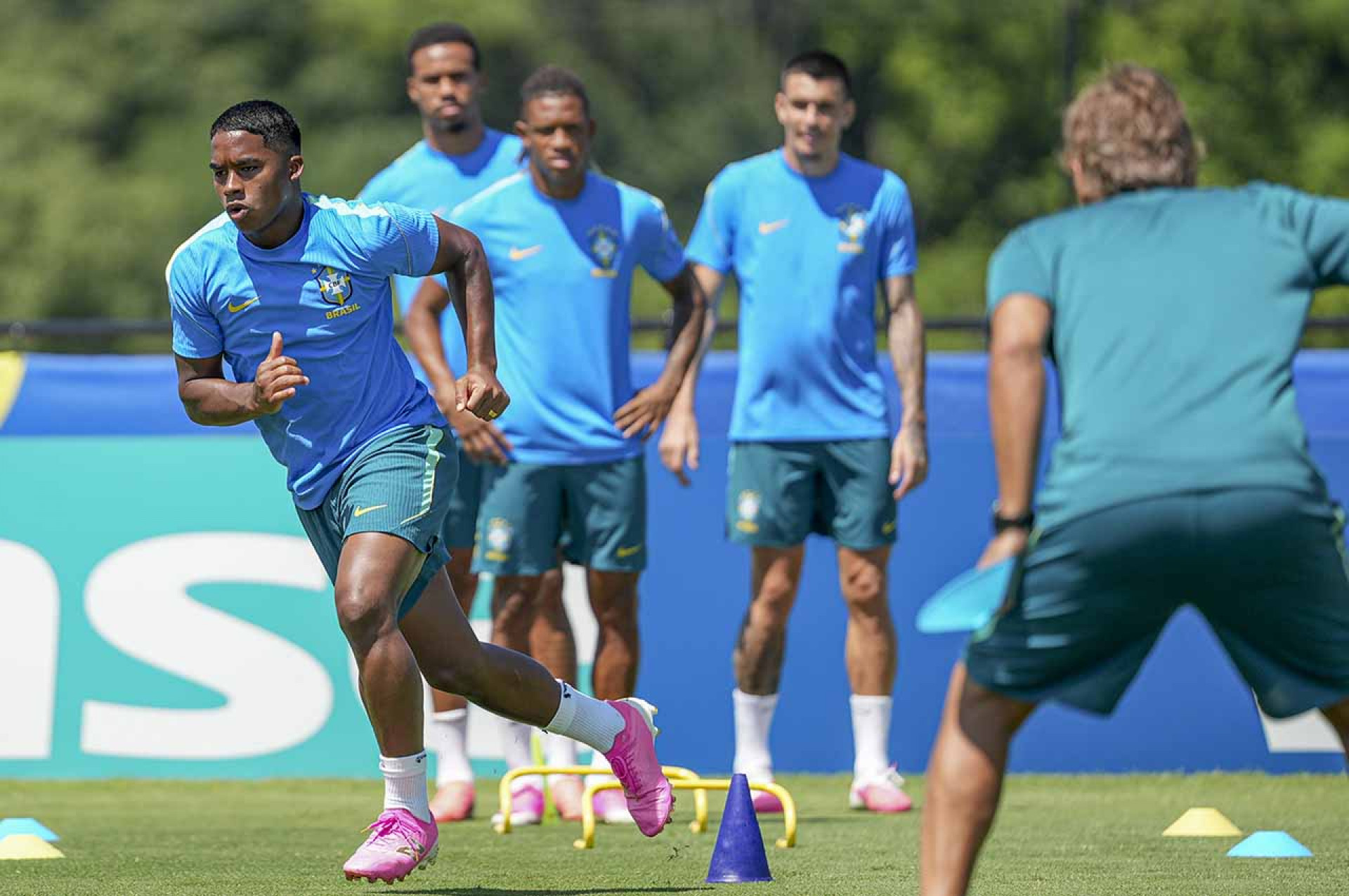 Treino da Sele&ccedil;&atilde;o Brasileira - Endrick - Rafael Ribeiro / CBF